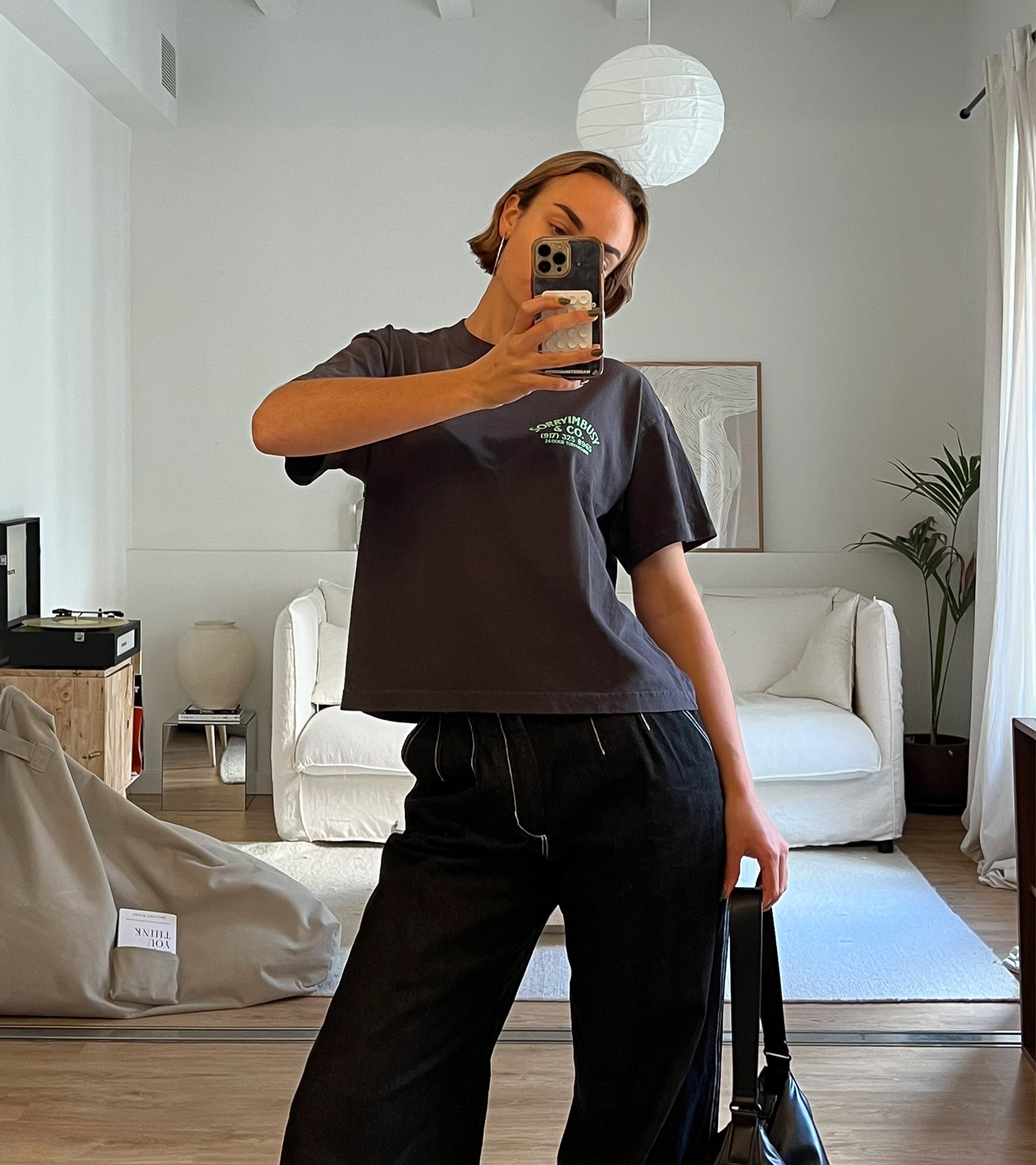 24-Hour Wide Crop T-Shirt - Dolphin