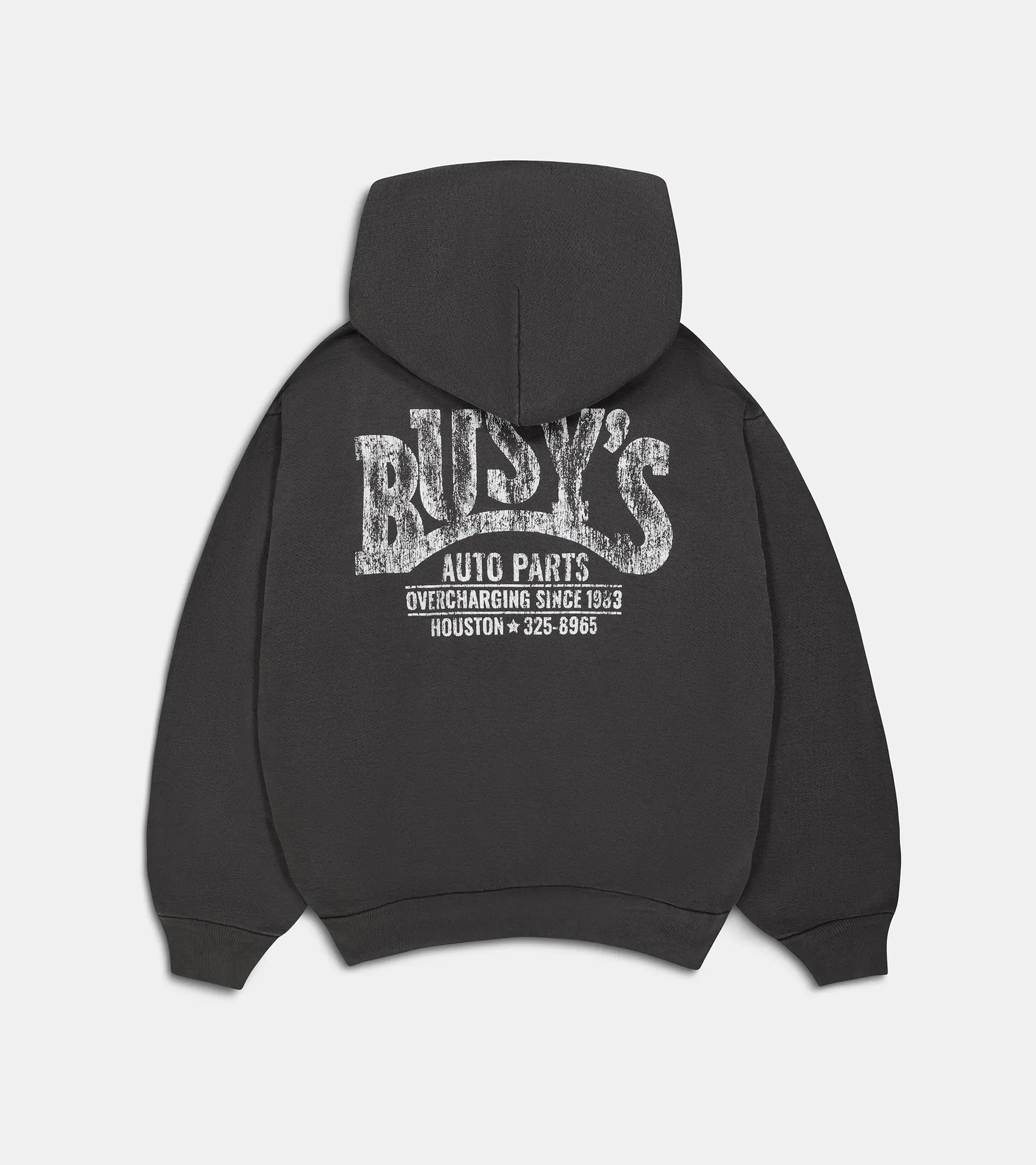 Auto Parts Hoodie - Vintage Black