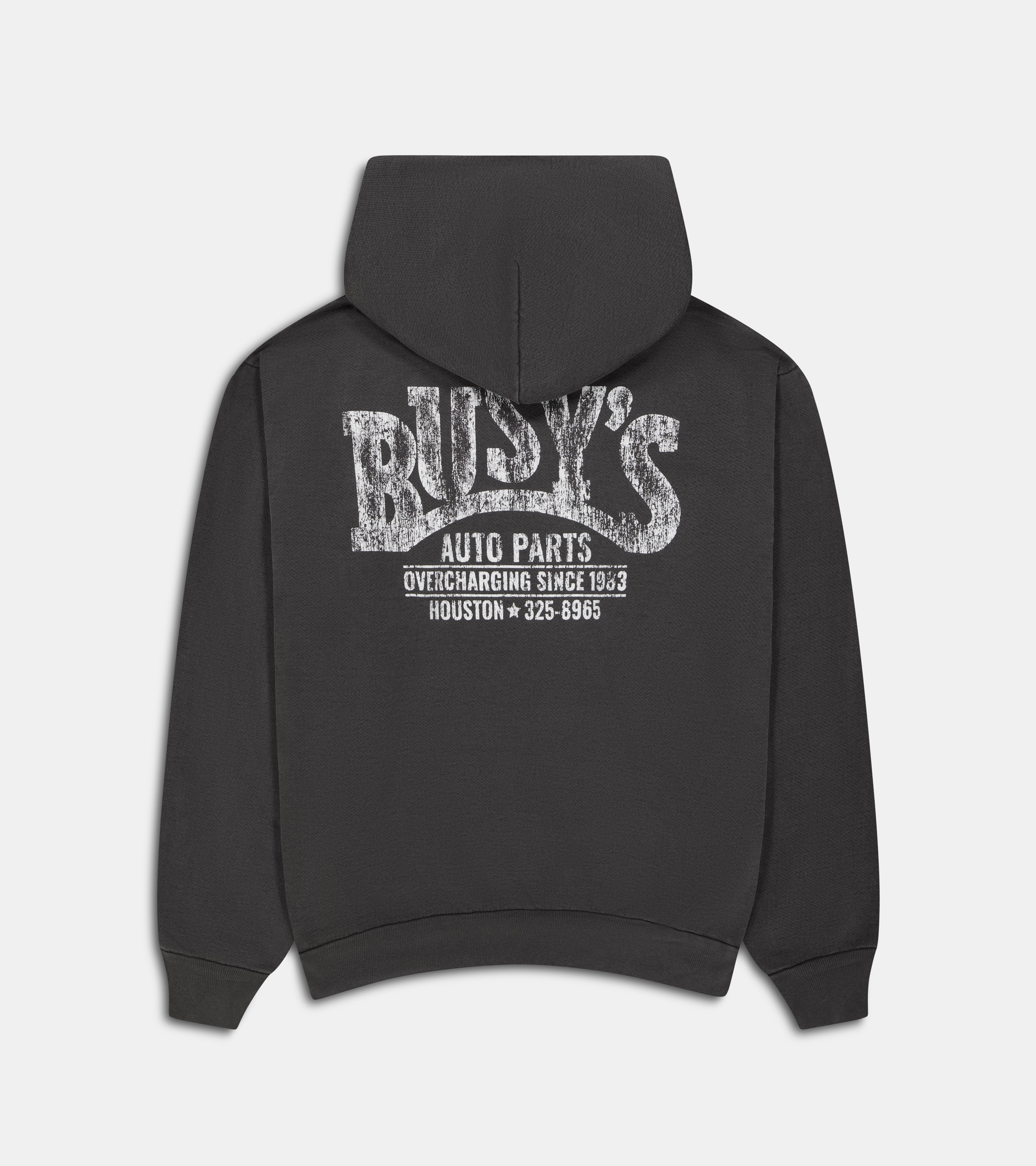 Auto Parts Hoodie - Vintage Black