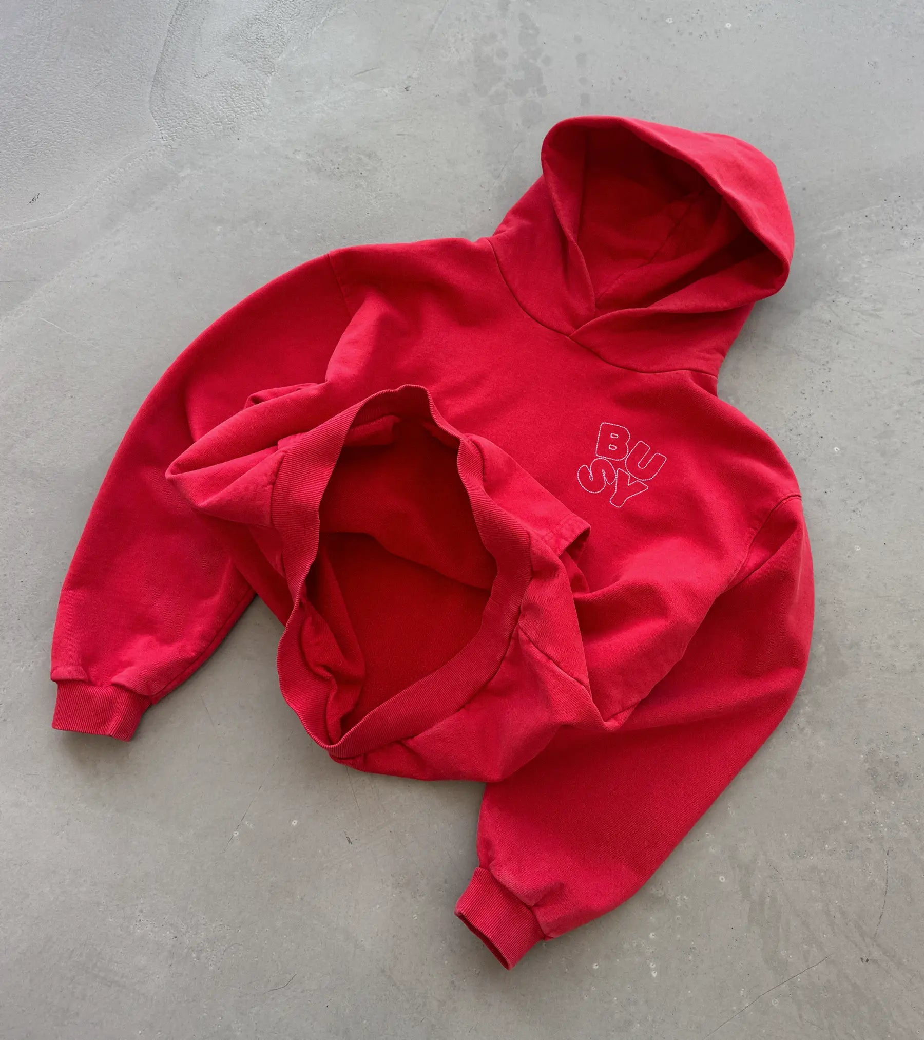 Heritage Hoodie - Washed Red