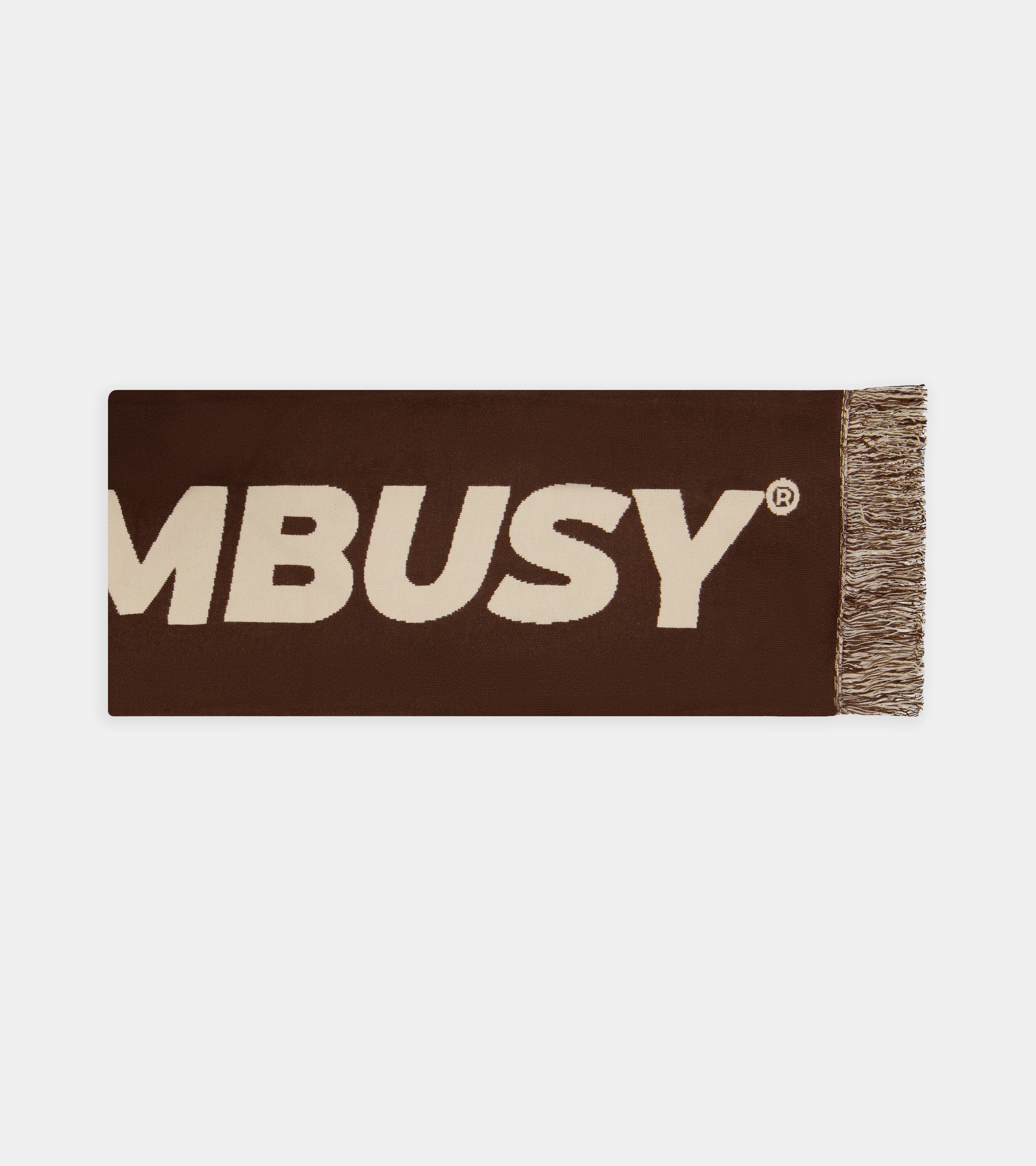 Logotype Scarf - Brown/Beige