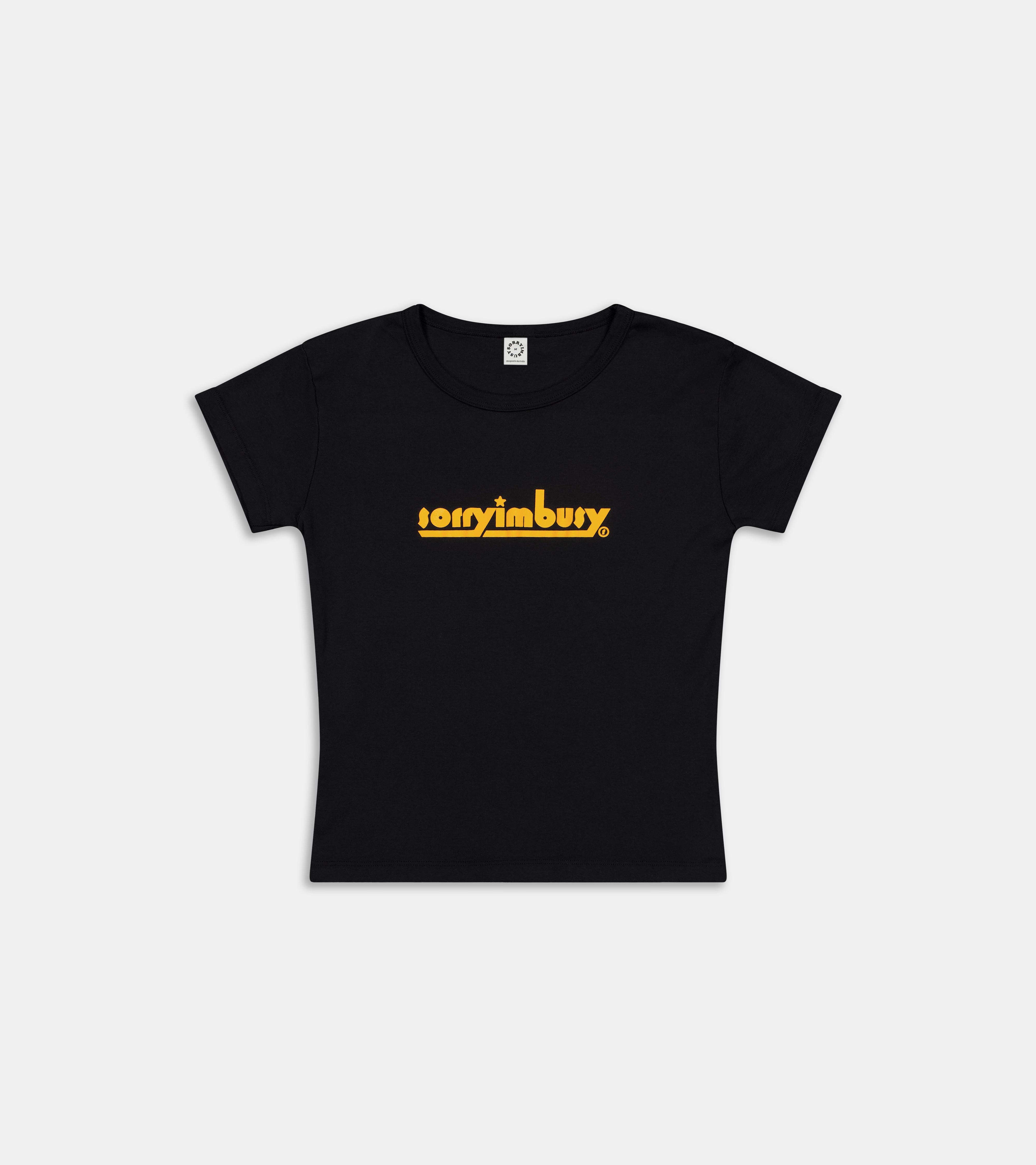 Polaris Baby Tee - Black