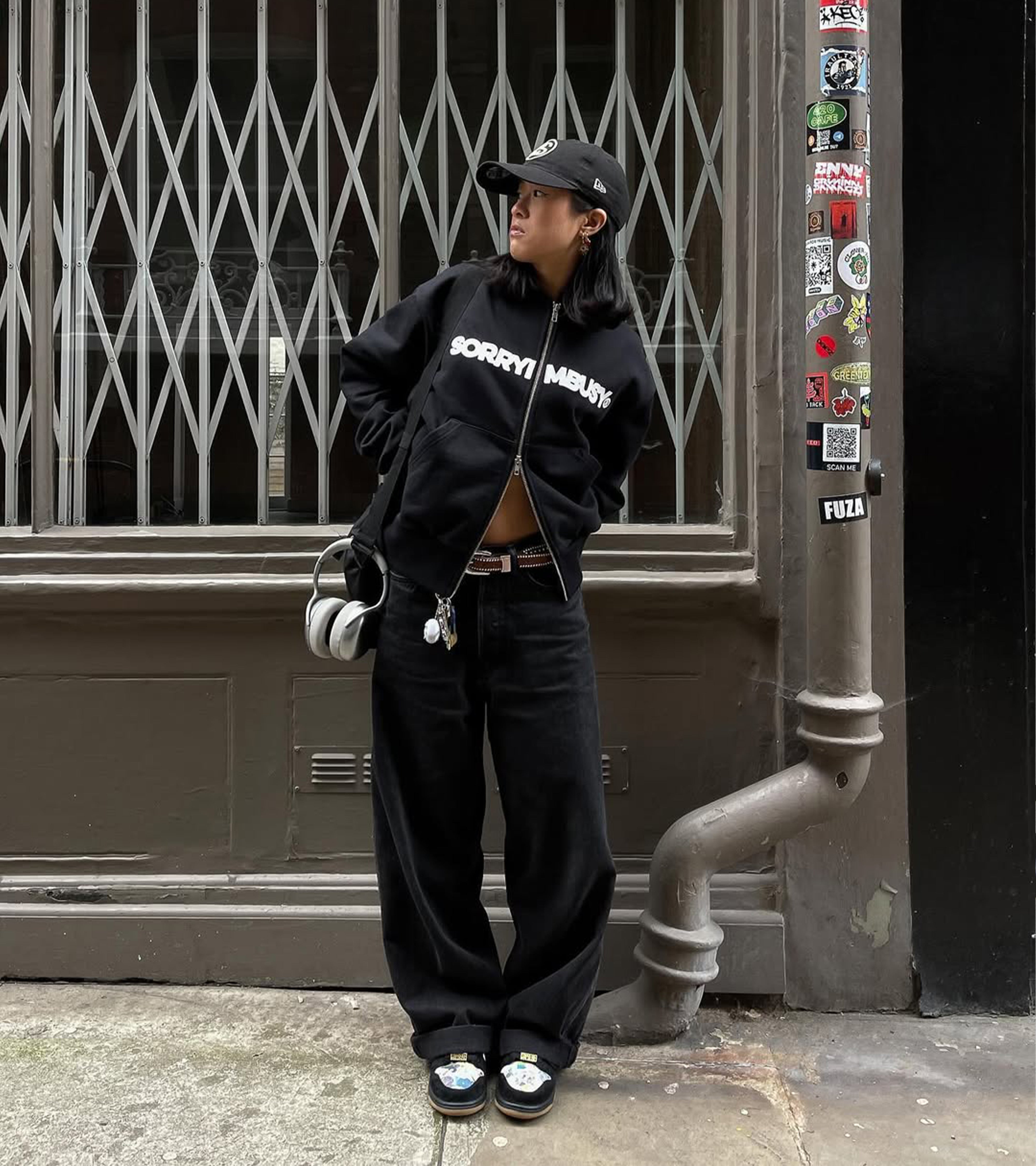 Scramble Zip Hoodie - Ash Grey