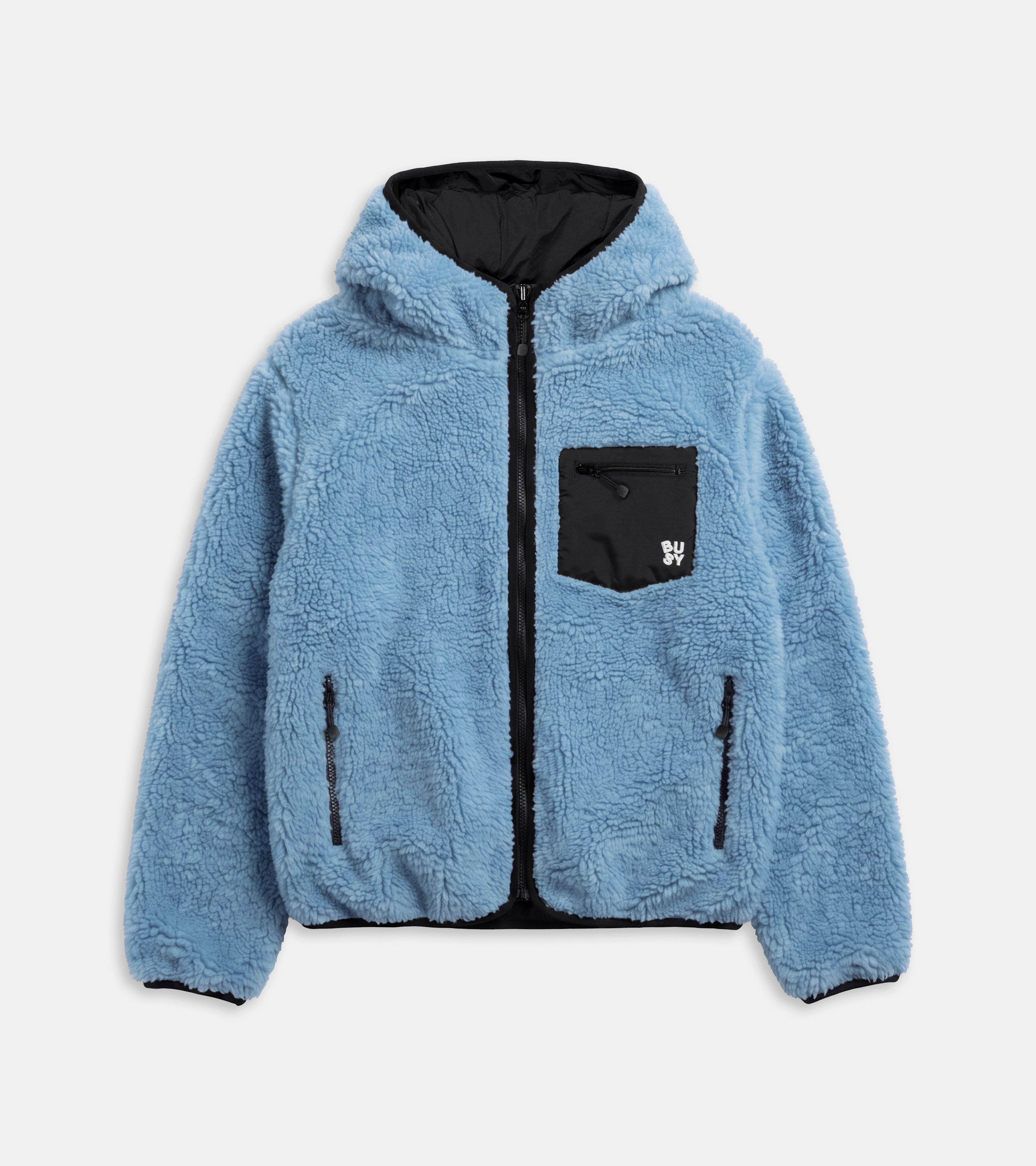 Spellout Sherpa - Baby Blue