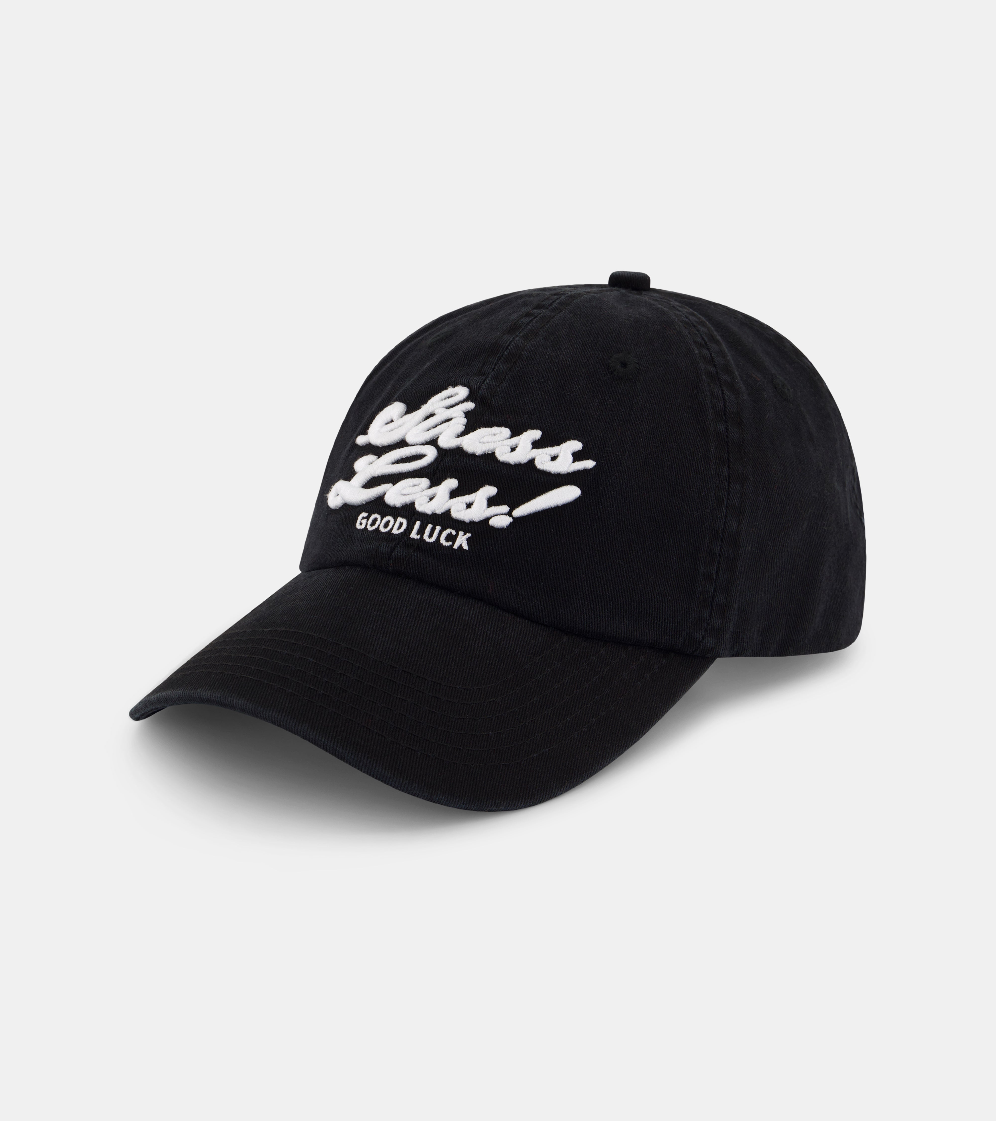 Stress Less Cap - Washed Black
