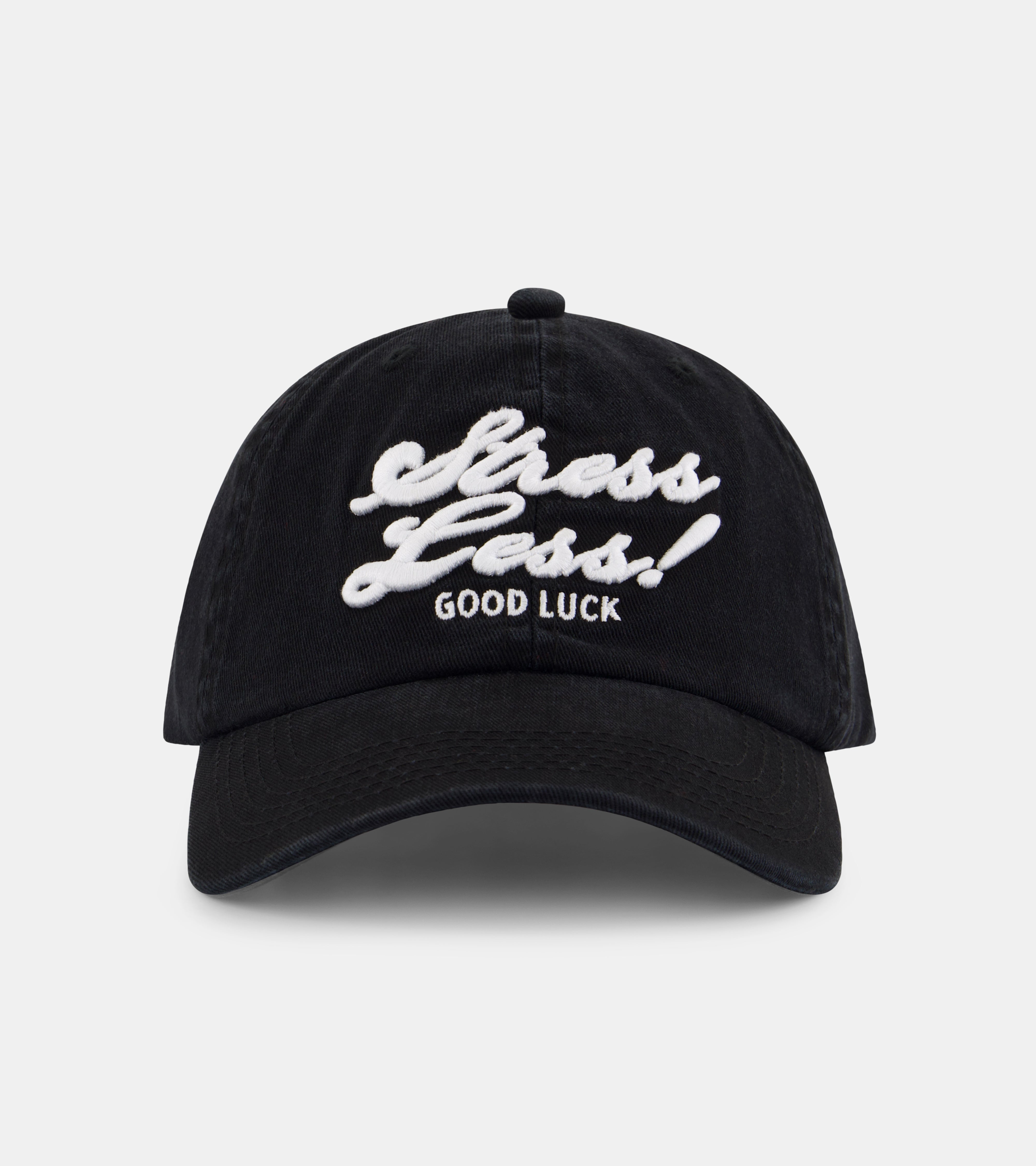 Stress Less Cap - Washed Black