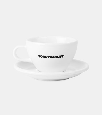 SORRYIMBUSY x ACME ESPRESSO COFFEE CUP AND SAUCER