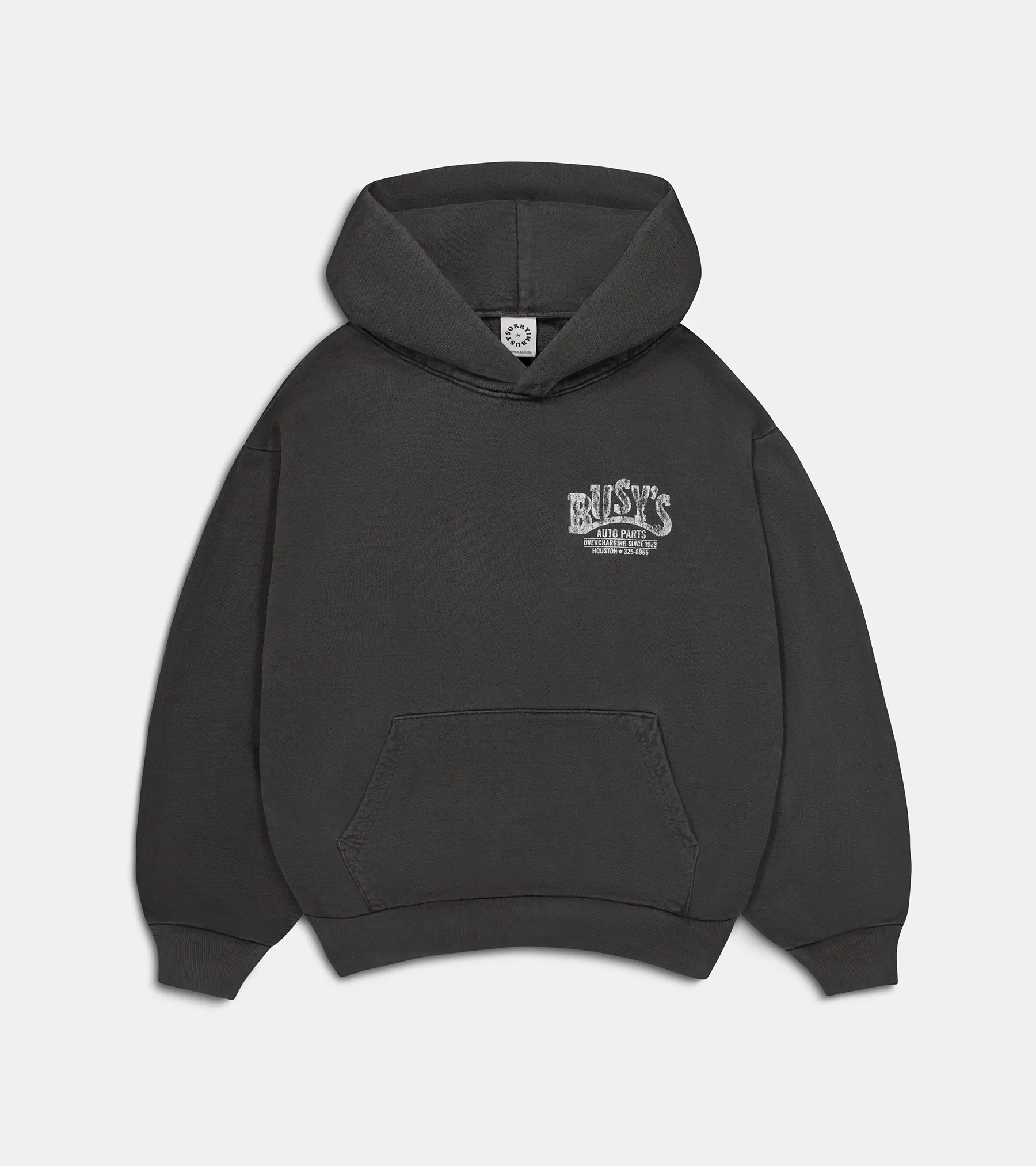 Auto Parts Hoodie - Vintage Black