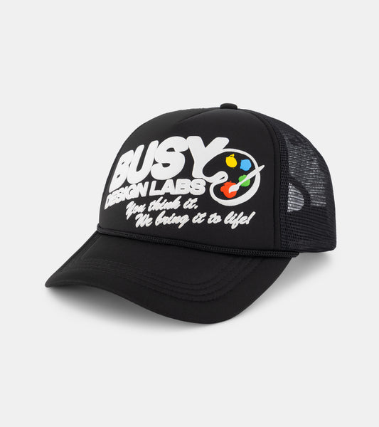 Busy Design Labs Trucker Cap - Black