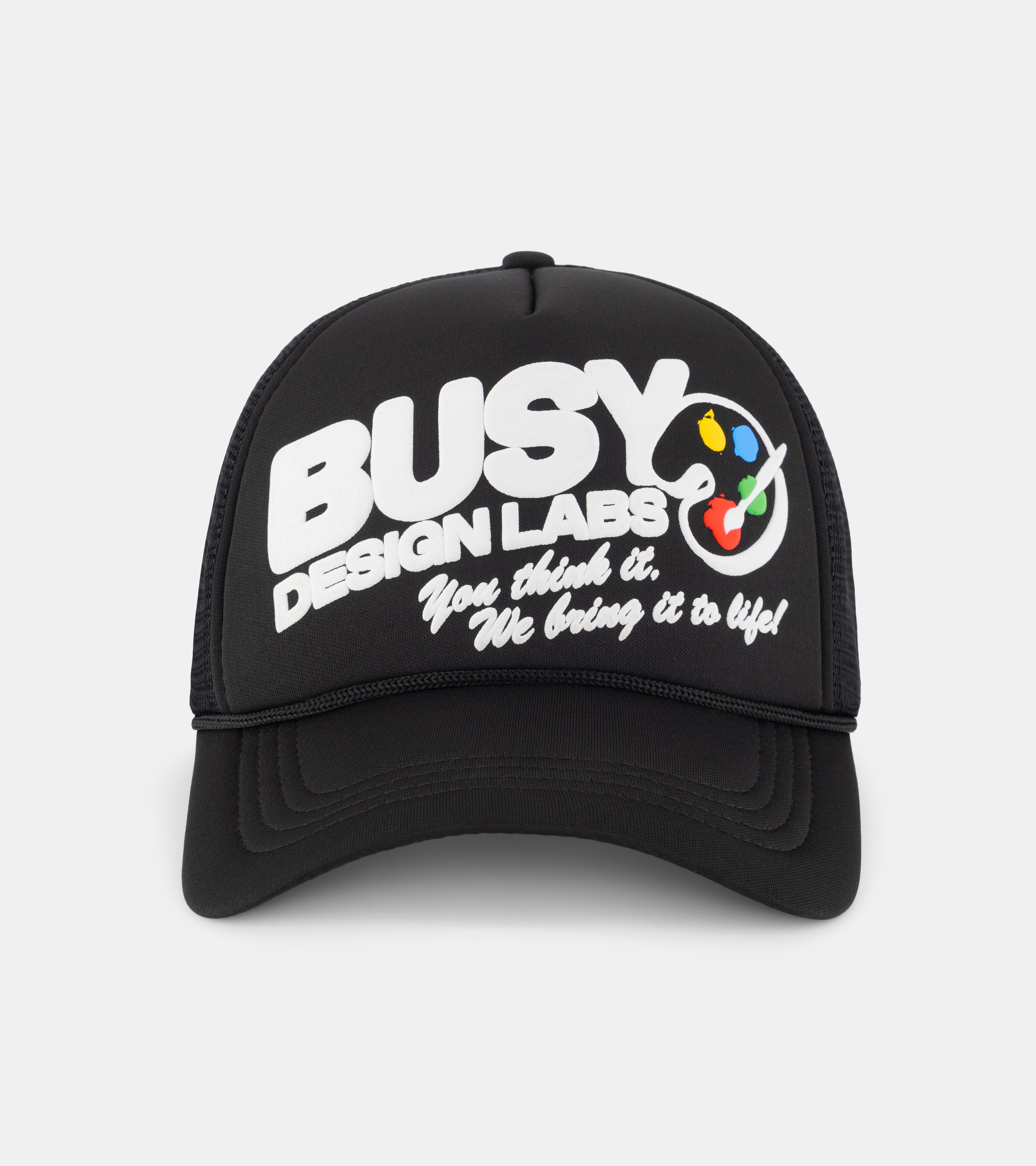 Busy Design Labs Trucker Cap - Black