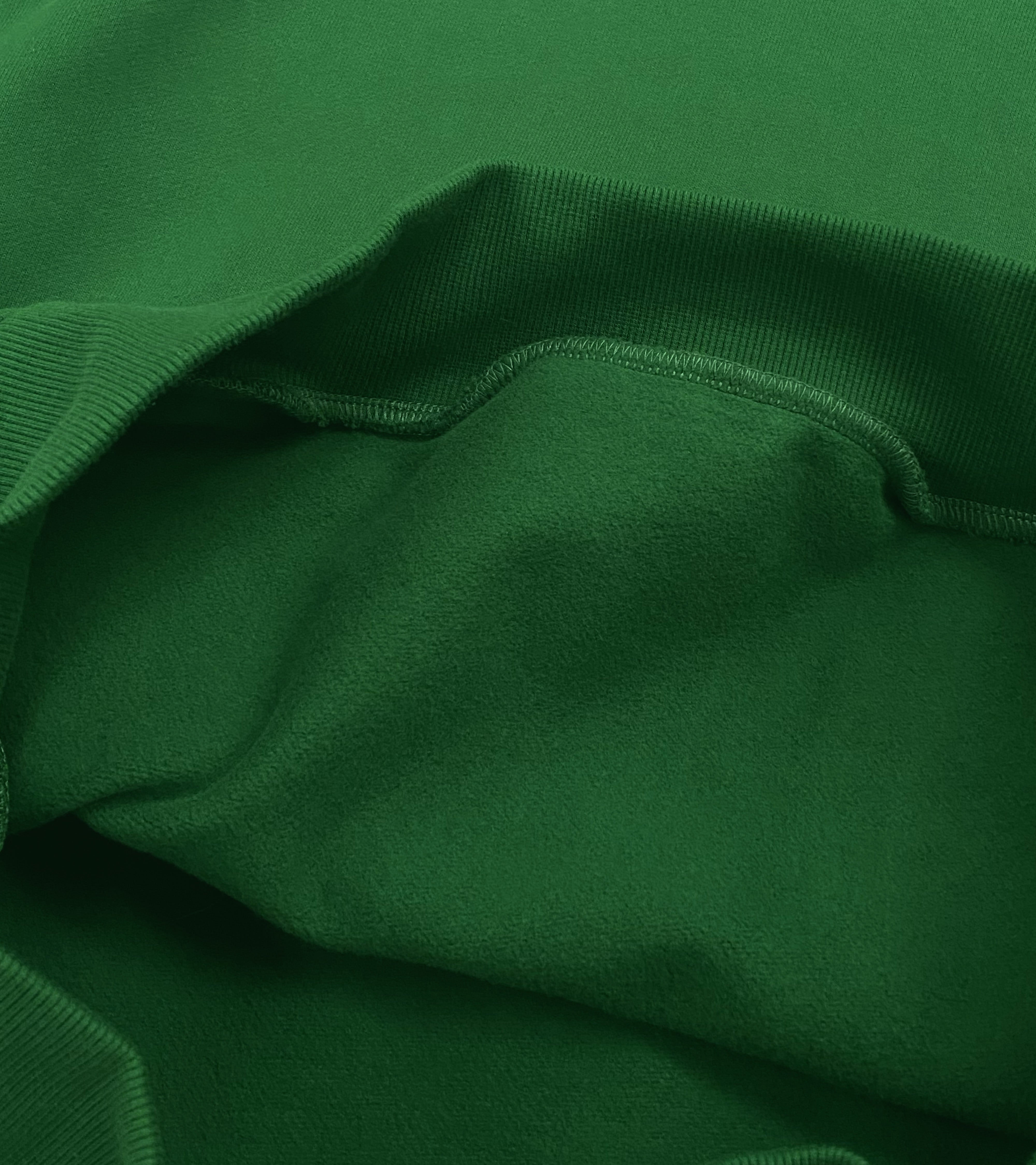 Chain Stitch Logo Hoodie - Green