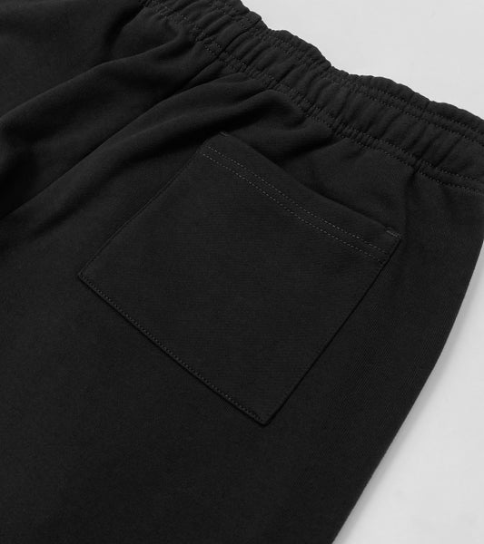 Chain Stitch Logo Sweatpants - Black