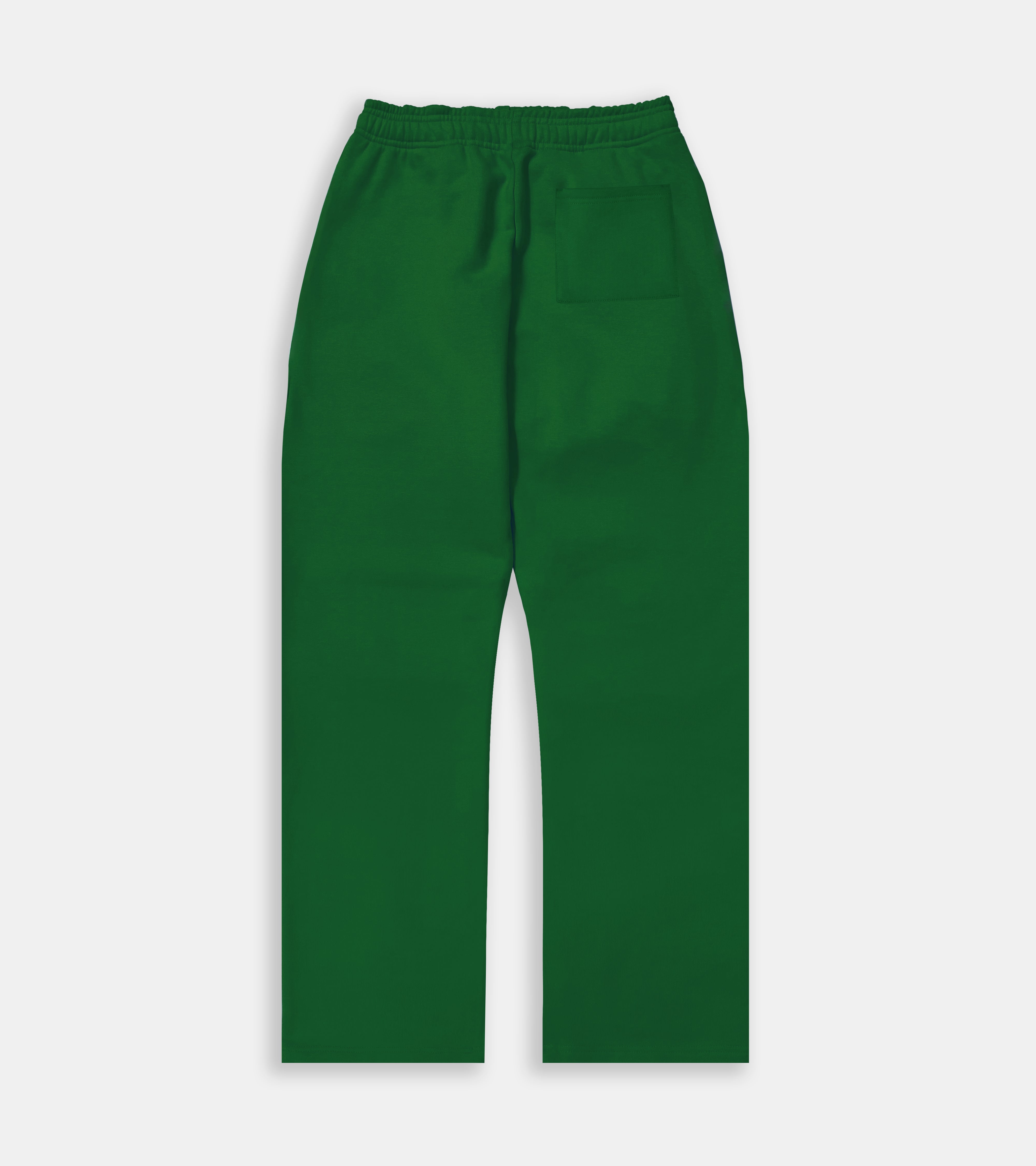 Chain Stitch Logo Sweatpants - Green