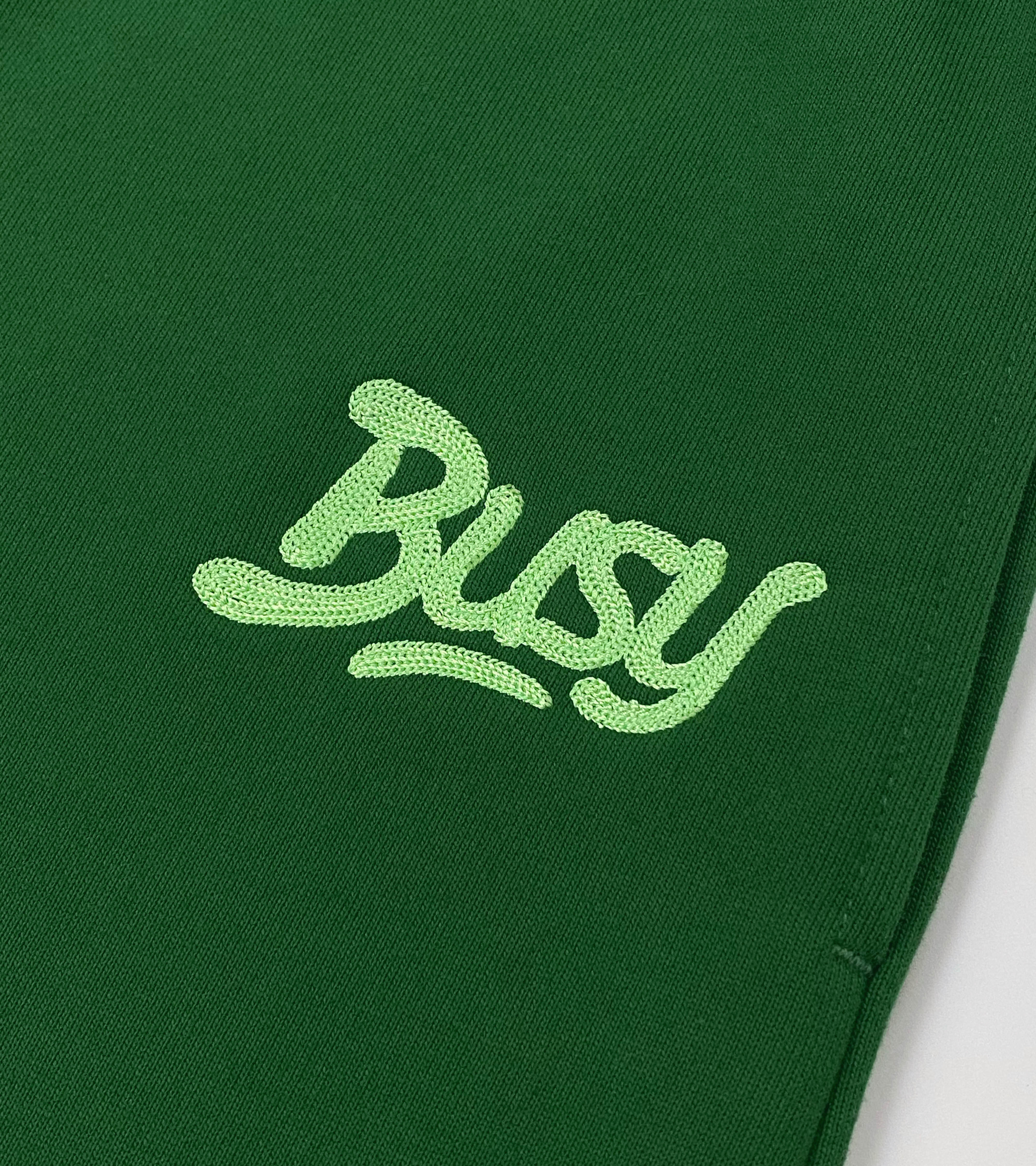 Chain Stitch Logo Sweatpants - Green