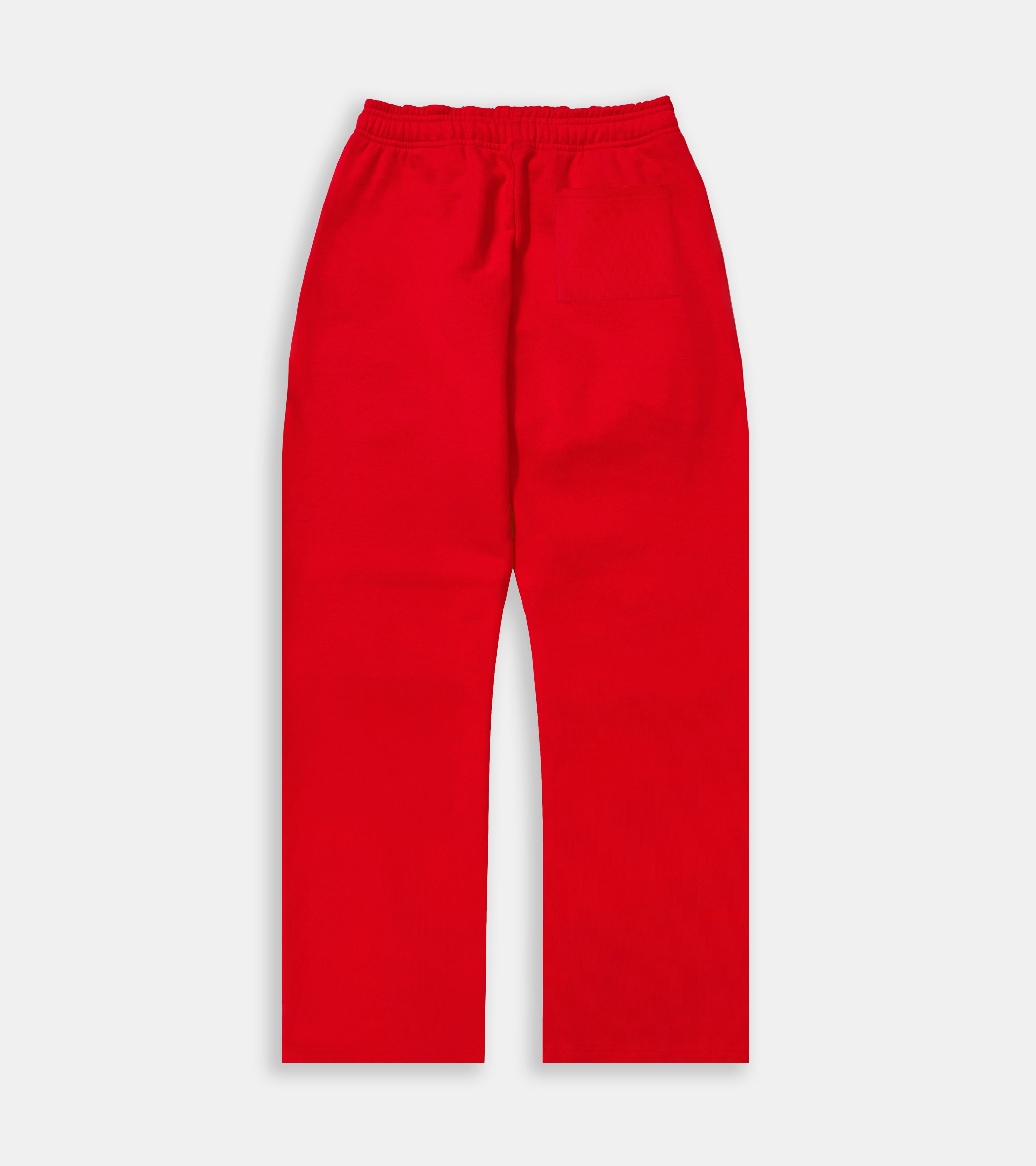 Chain Stitch Logo Sweatpants - Red