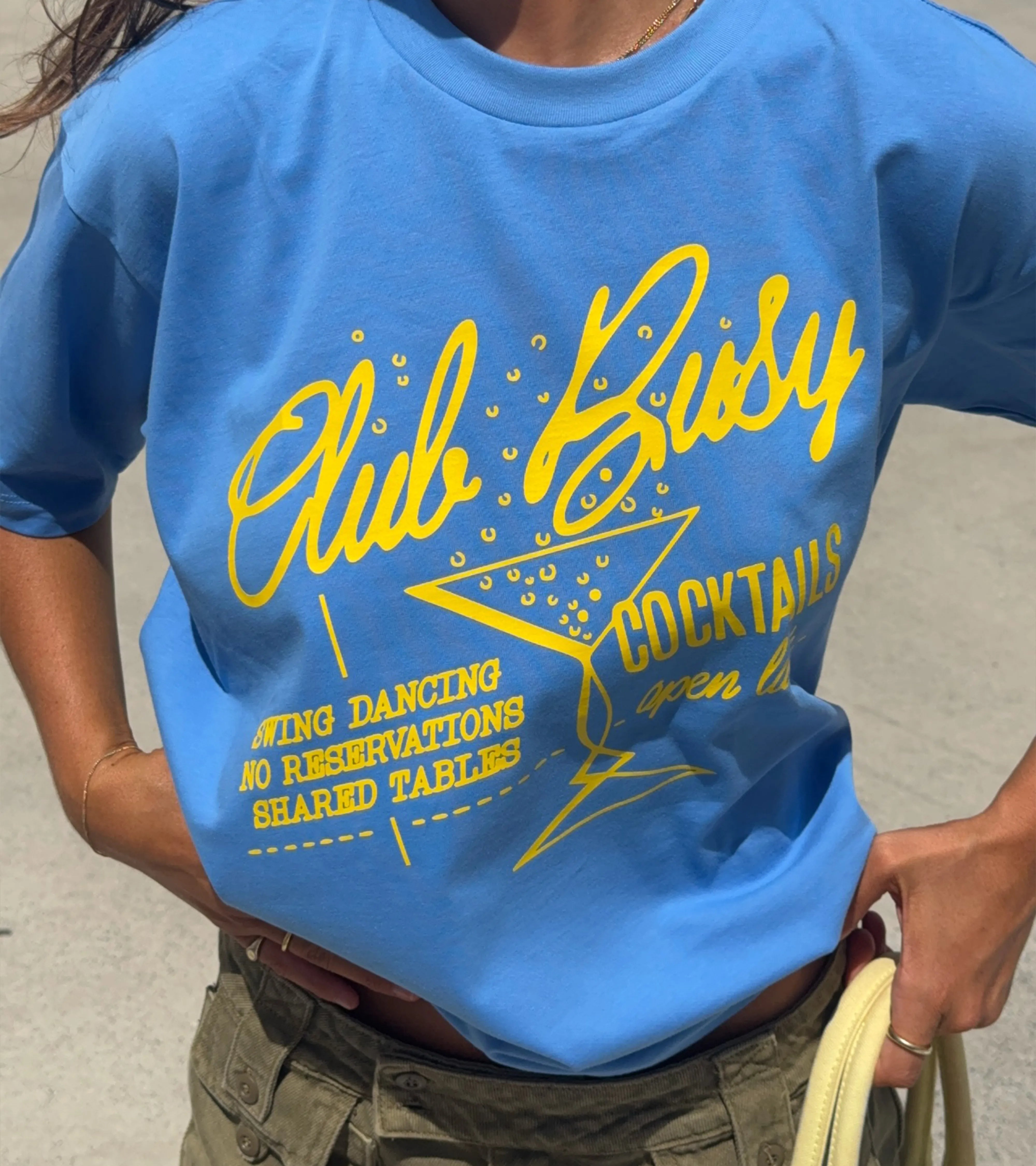 Cocktail T-Shirt - Blue