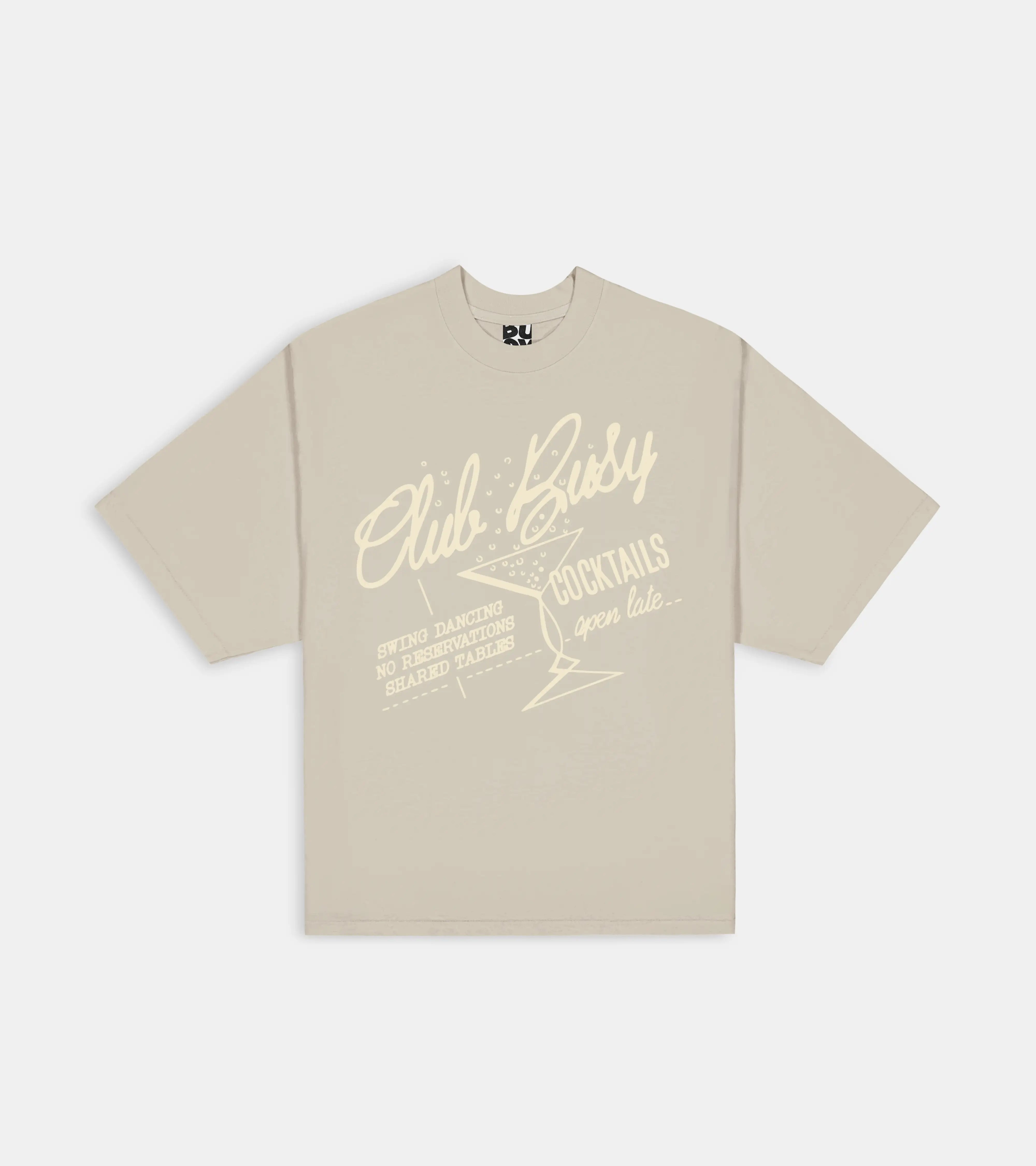 Cocktail T-Shirt - Sand
