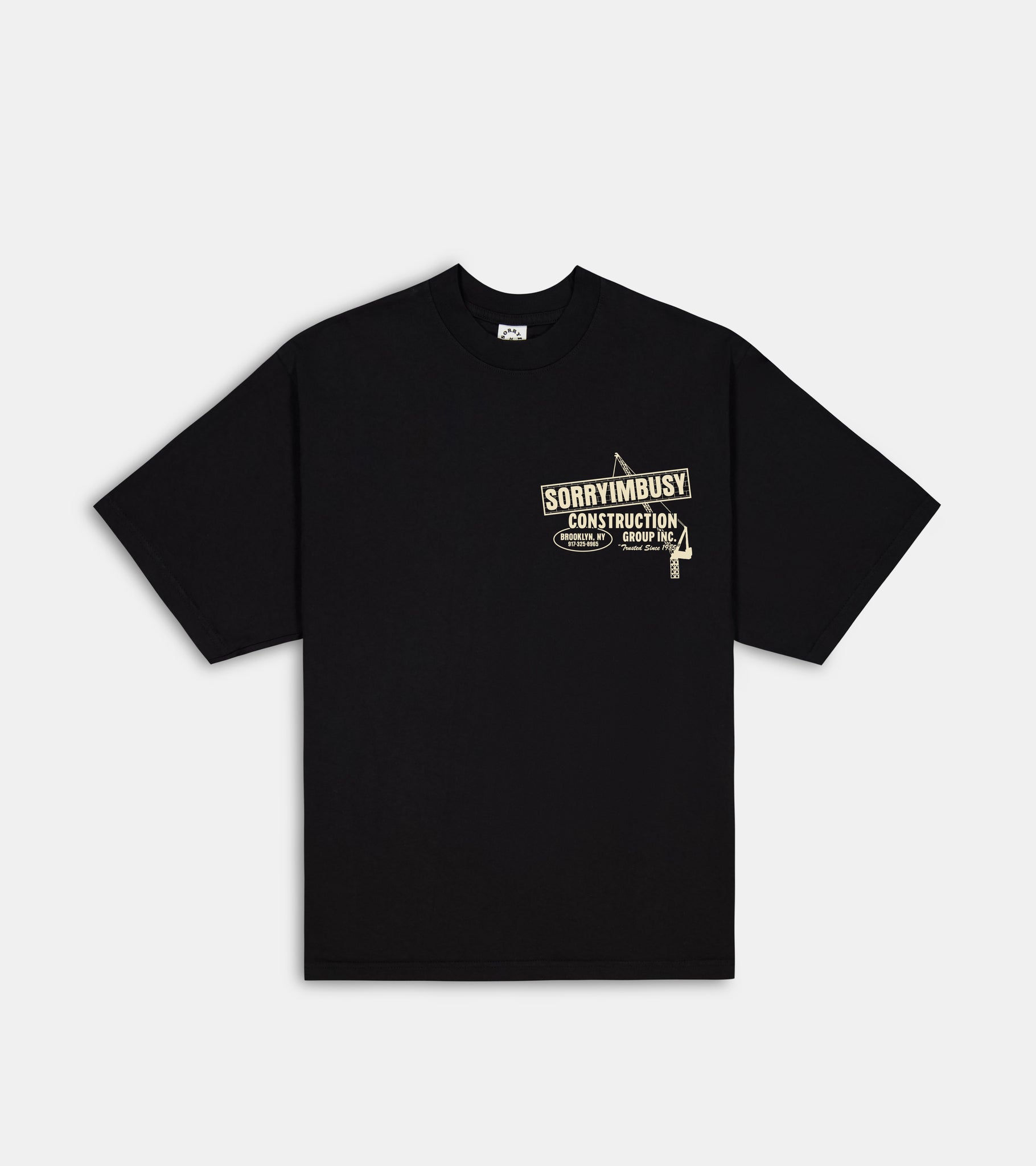 Construction T-Shirt - Black