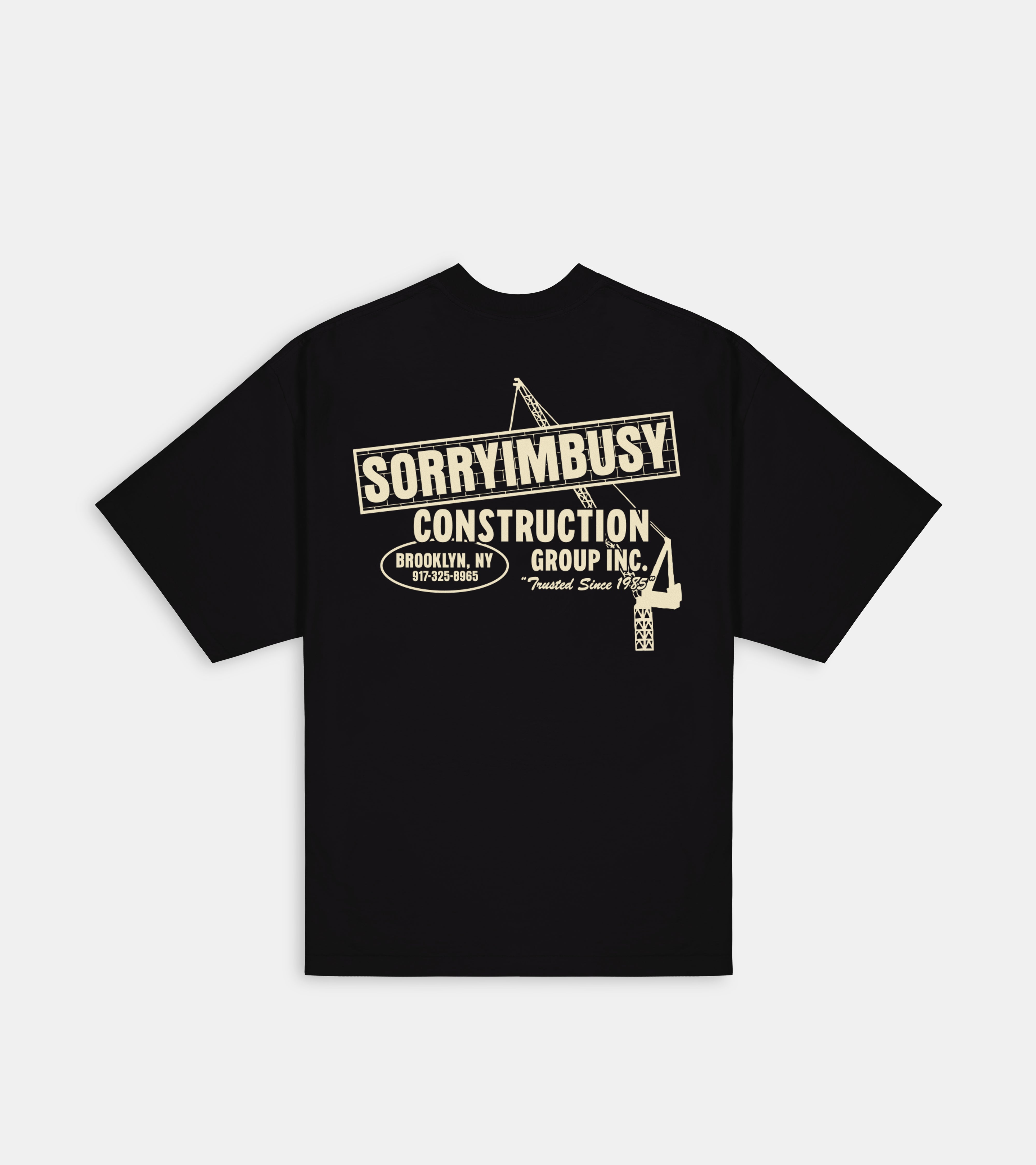 Construction T-Shirt - Black