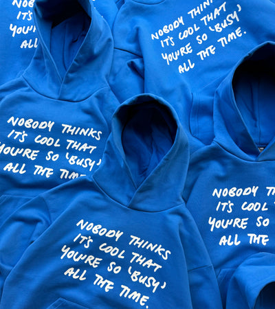 Not Cool Hoodie - Blue