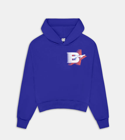 Frequent Flyer Hoodie - Deep Blue