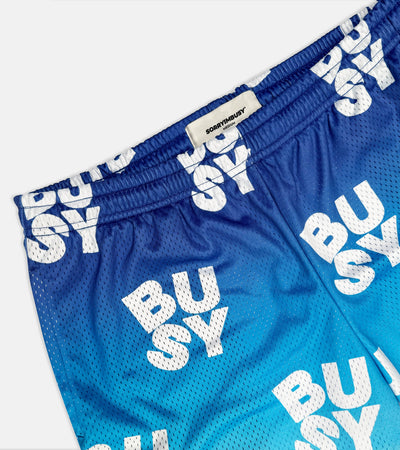 Gradient Shirred Shorts