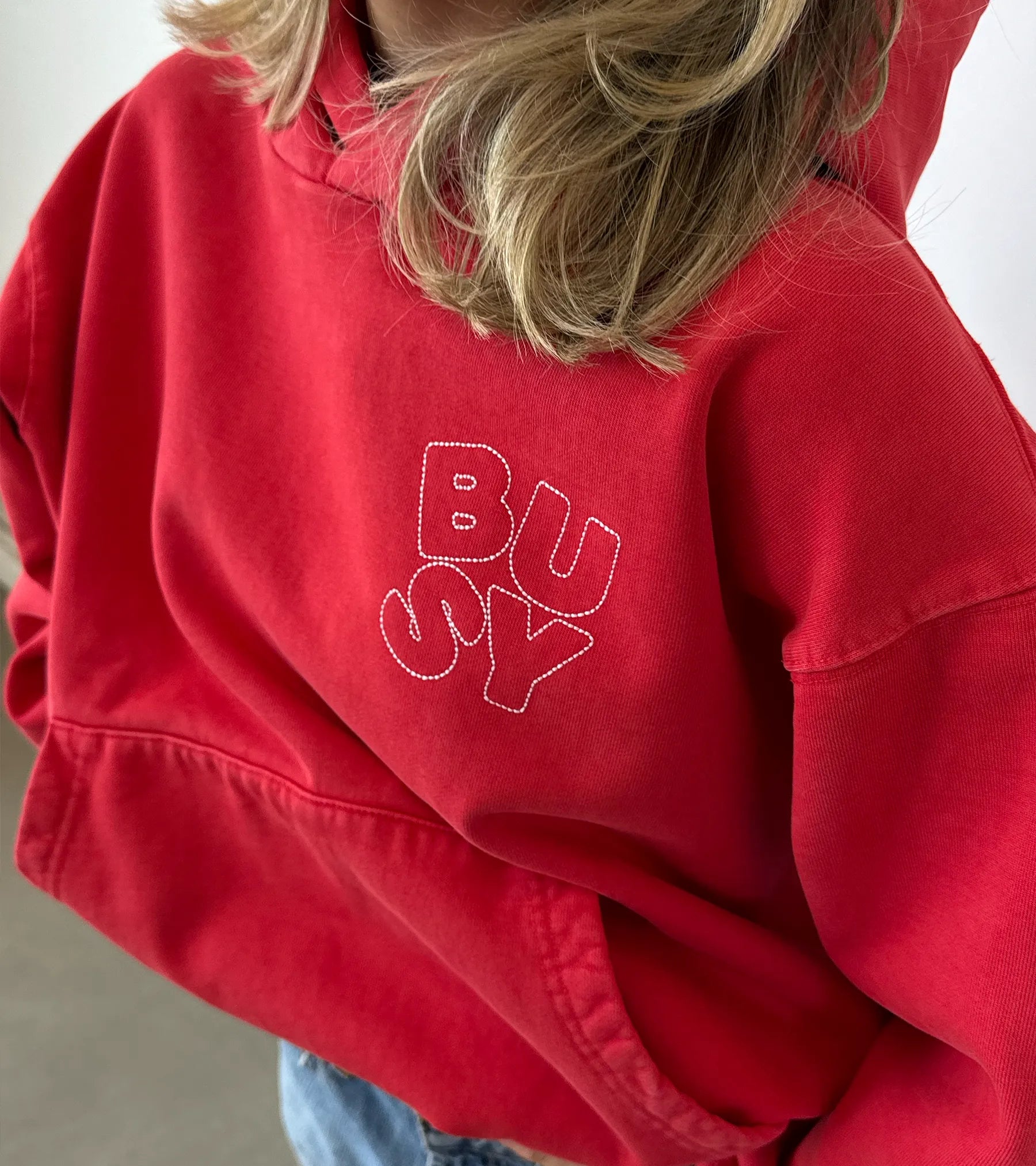 Heritage Hoodie - Washed Red