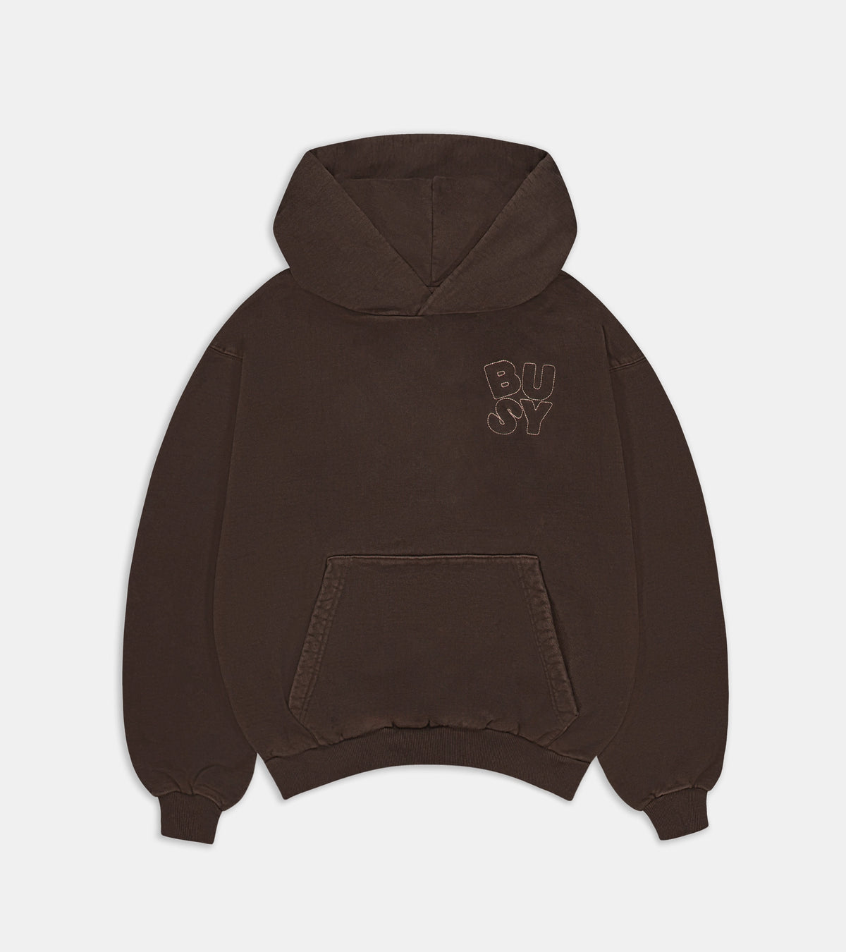 Heritage Hoodie - Washed Brown