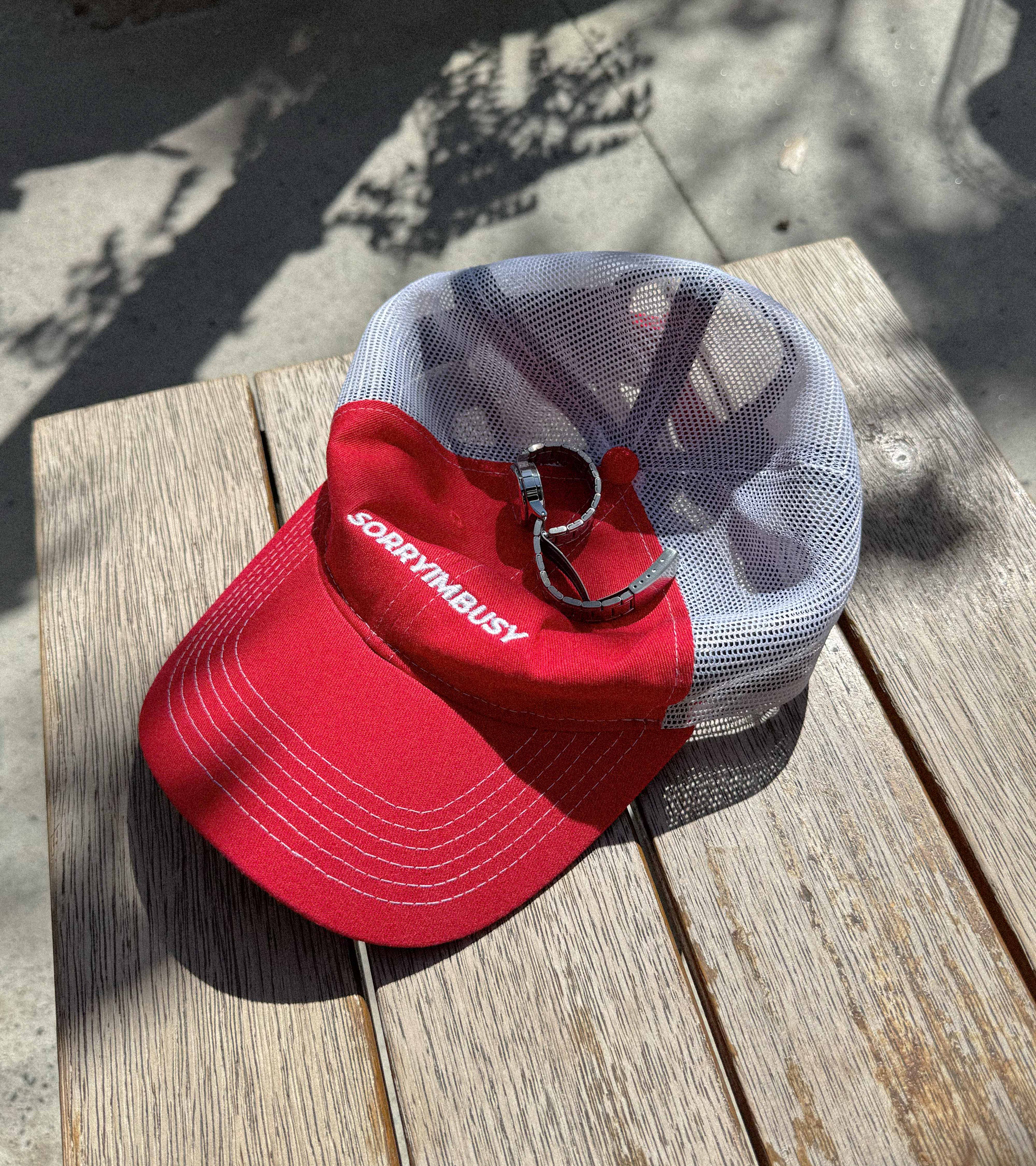 Logo Trucker Cap - Red