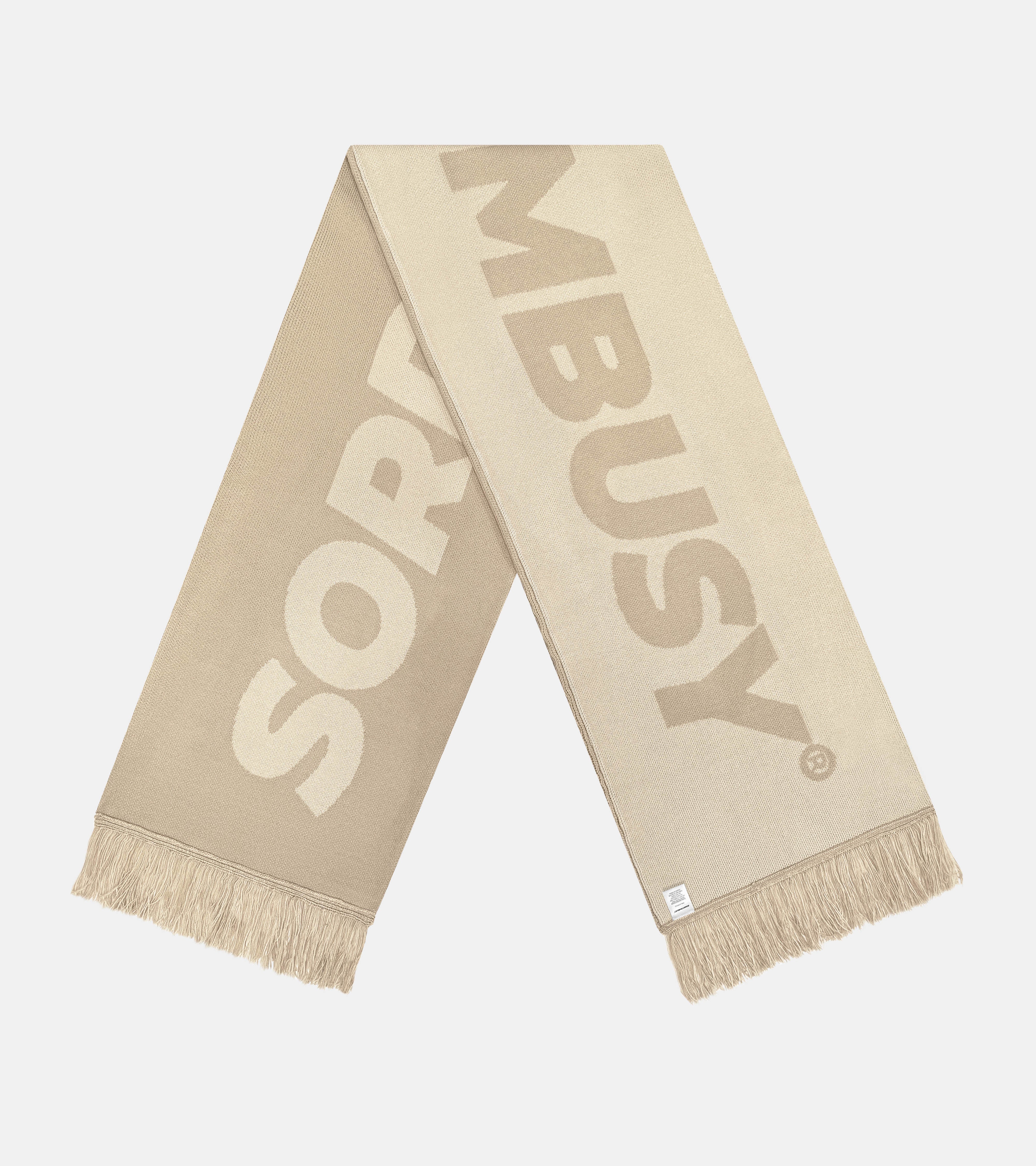 Logotype Scarf - Beige/Cream