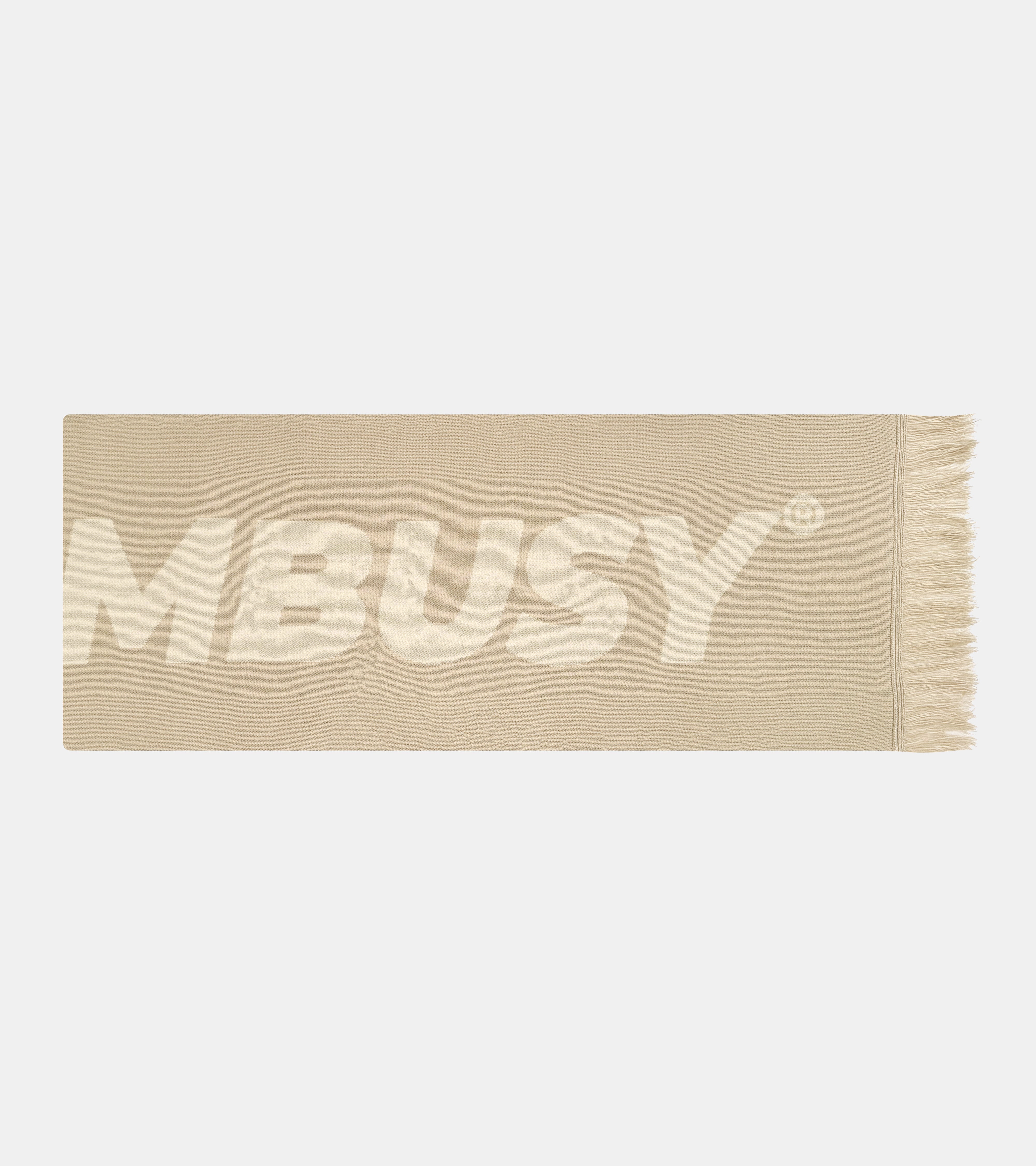 Logotype Scarf - Beige/Cream