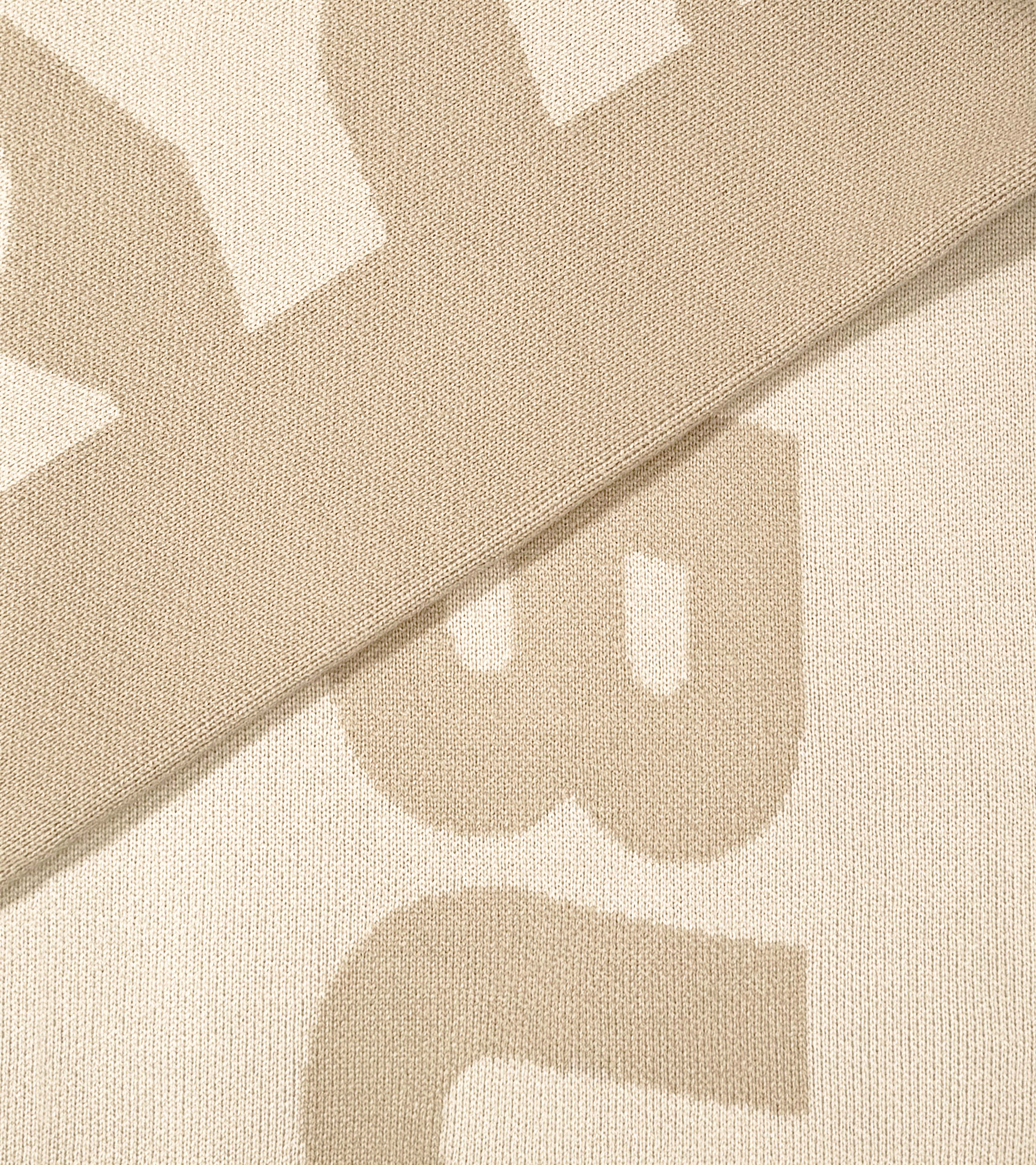 Logotype Scarf - Beige/Cream