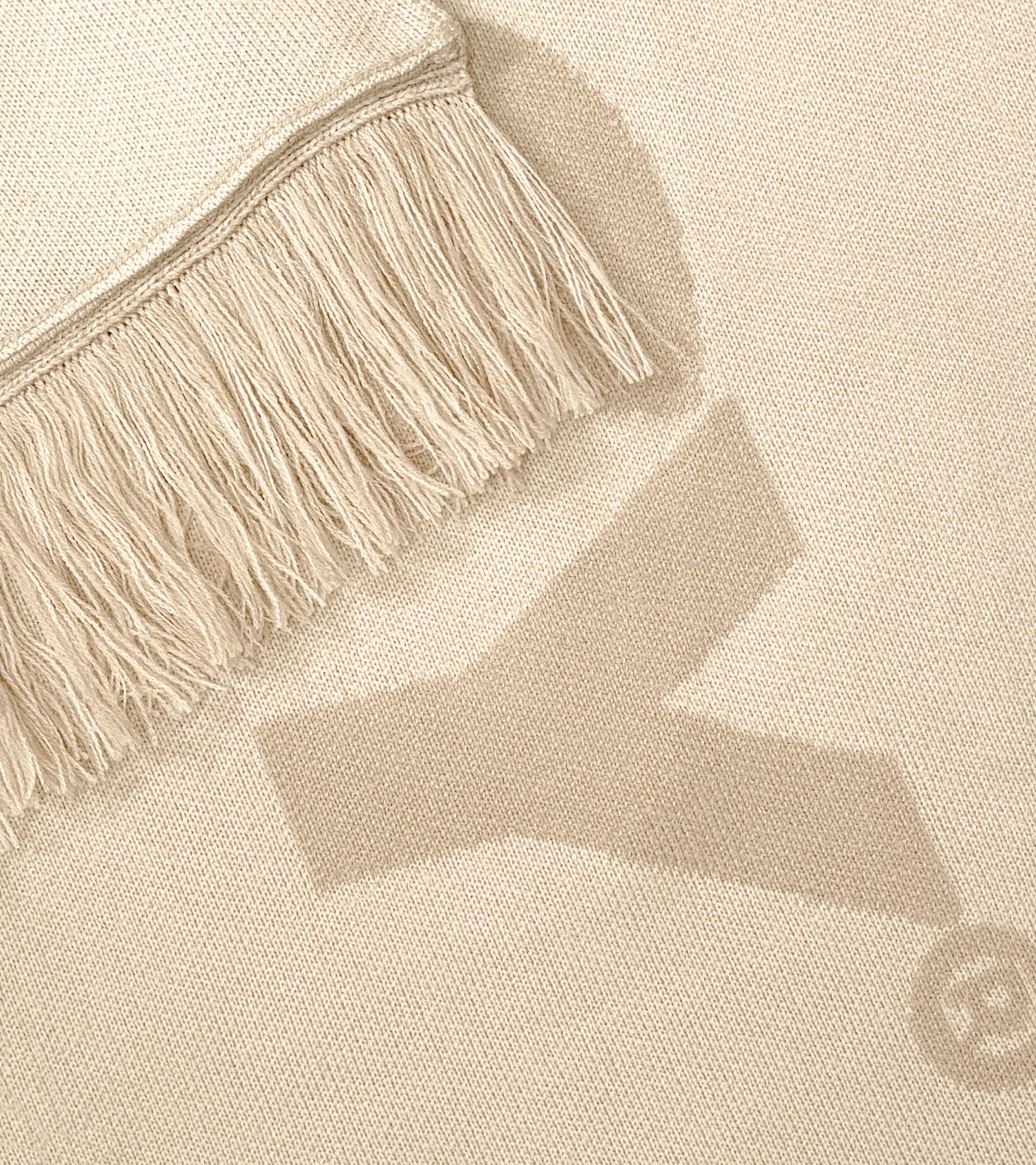 Logotype Scarf - Beige/Cream