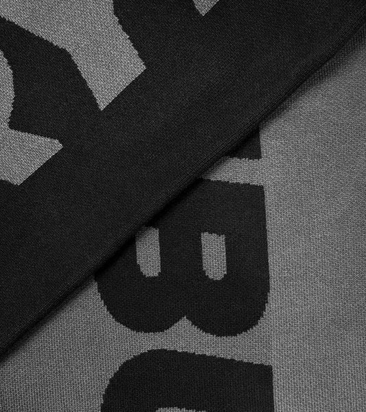 Logotype Scarf - Black/Dark Grey