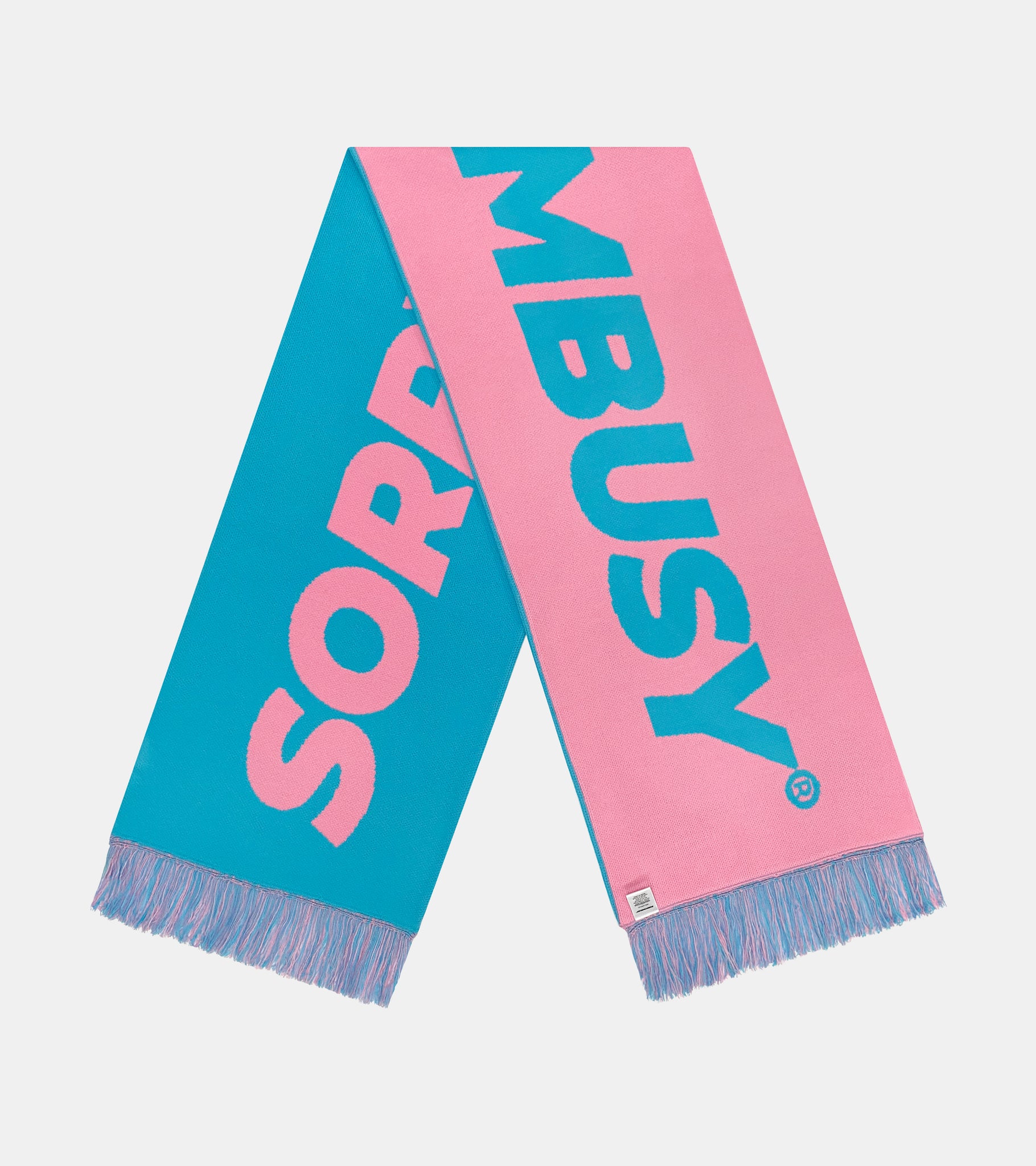 Logotype Scarf - Blue/Pink