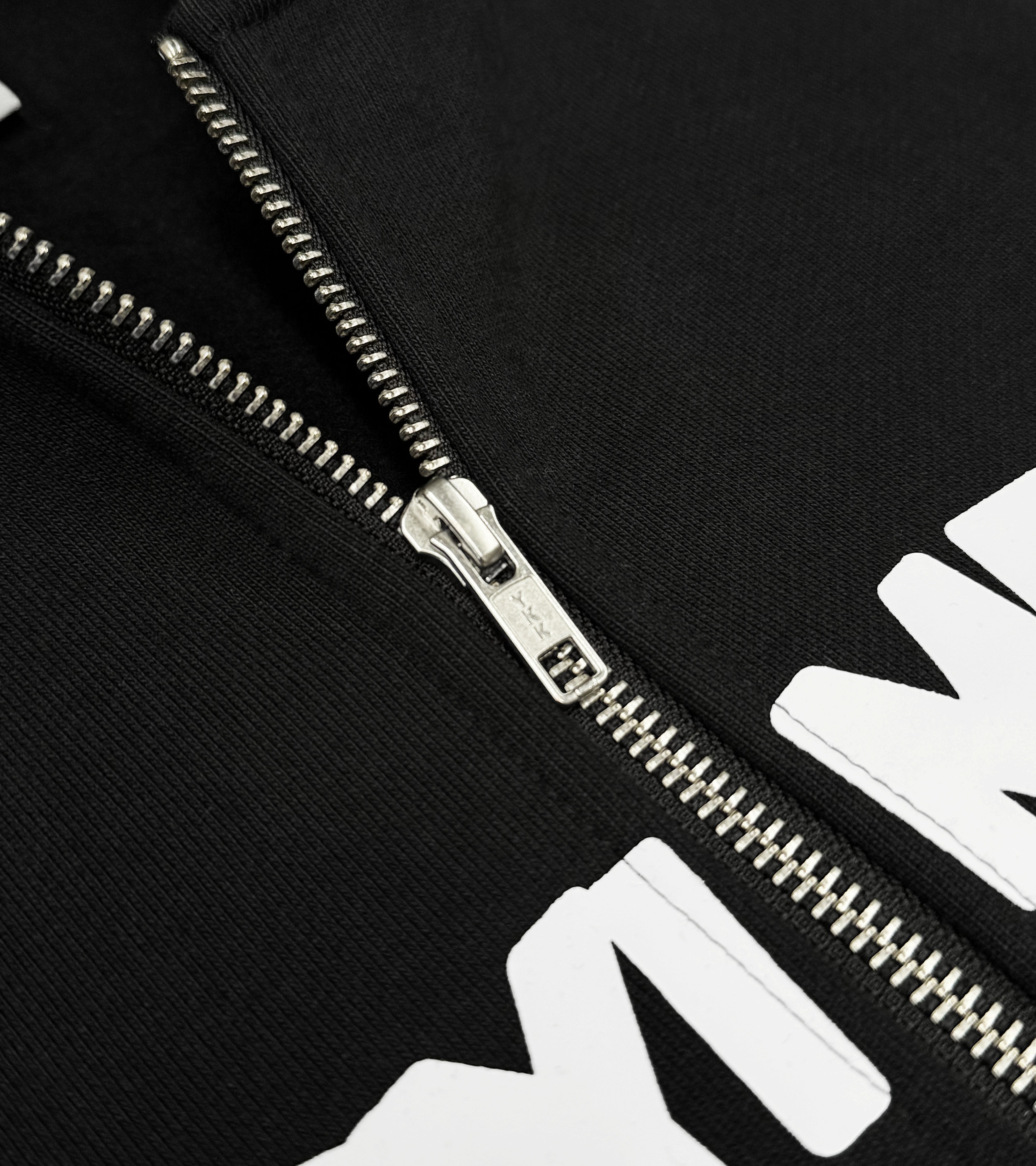 Scramble Zip Hoodie - Black