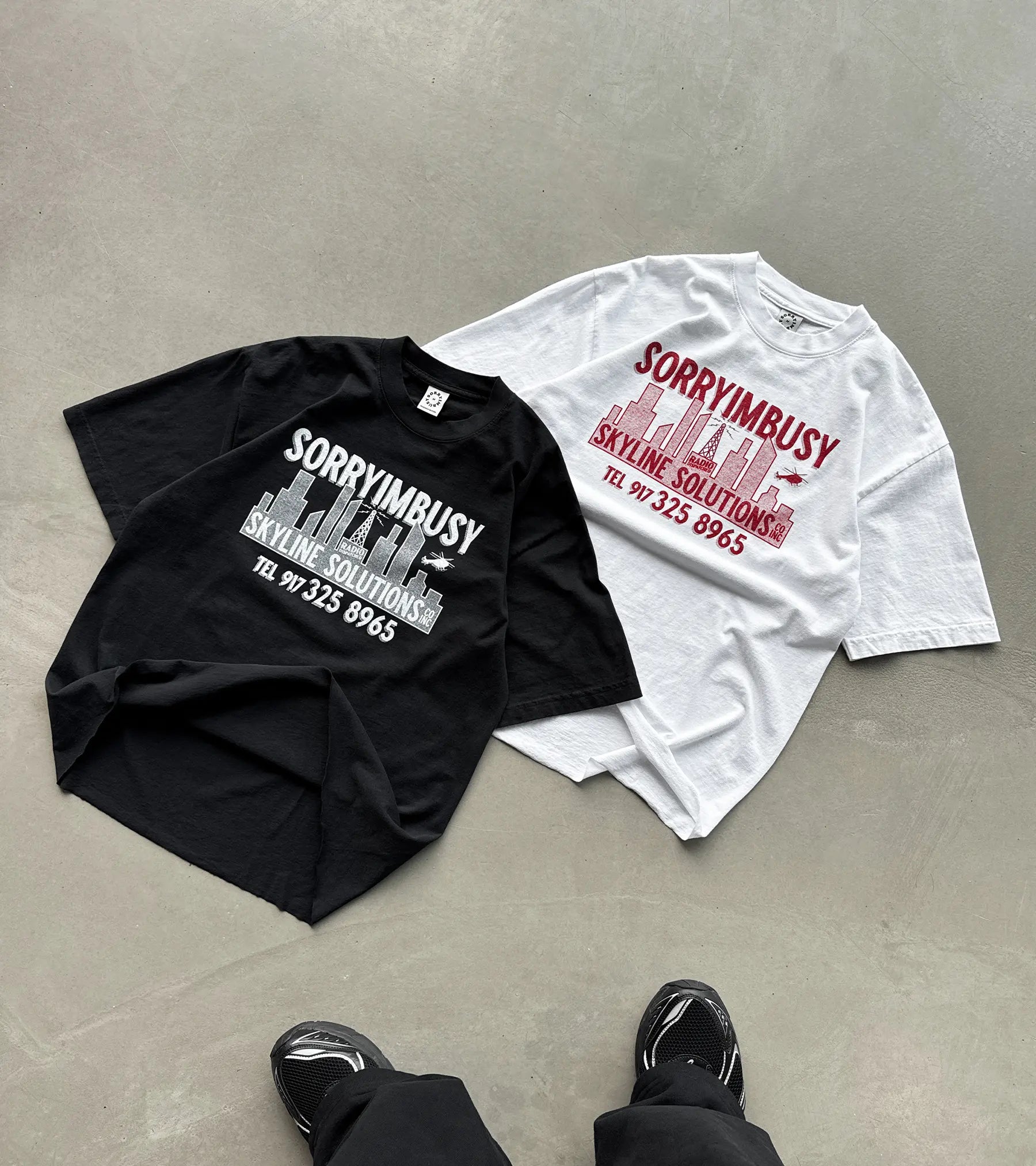 Skyline T-Shirt - Off Black