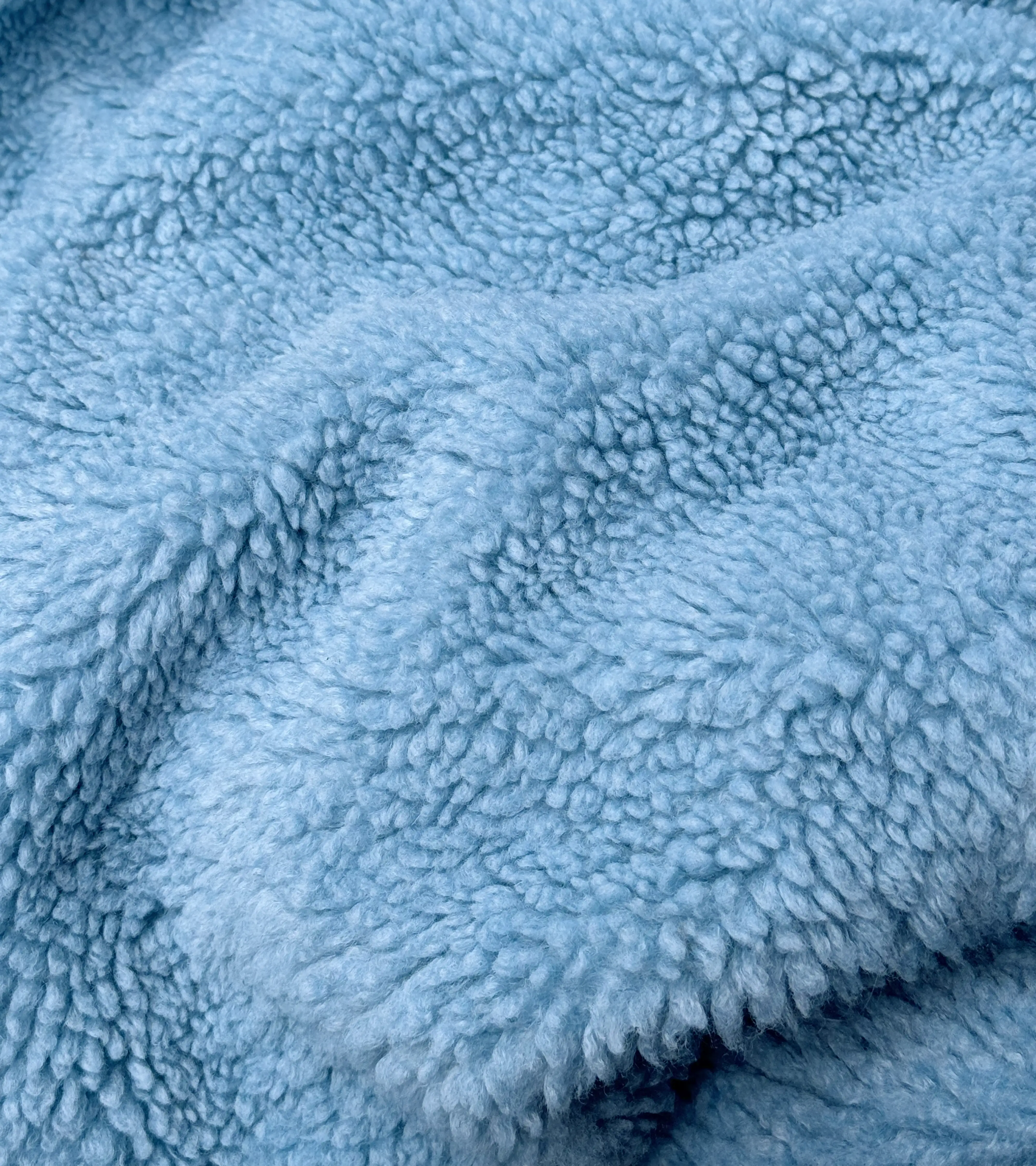 Spellout Sherpa - Baby Blue