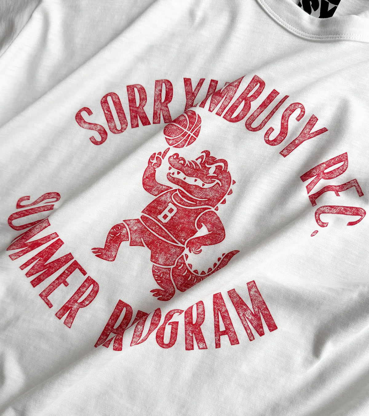 Summer Rec Slub T-Shirt - White