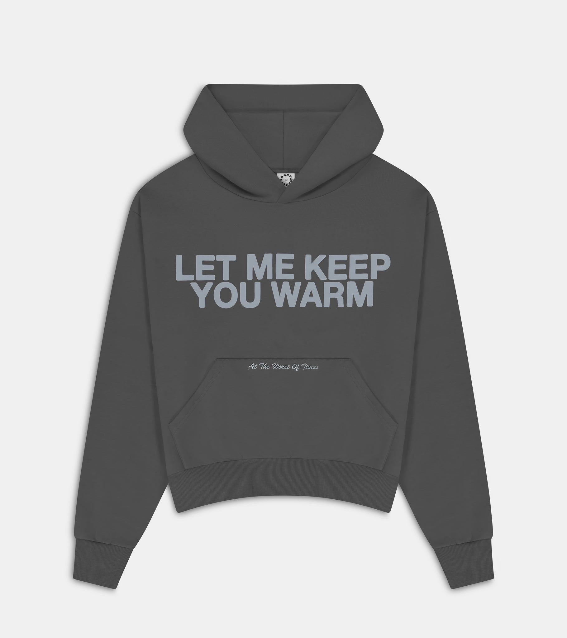 Keep You Warm Hoodie - Charcoal