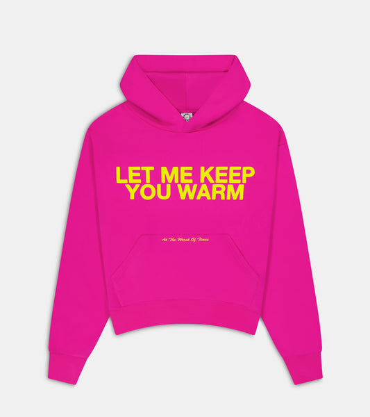 Keep You Warm Hoodie - Magenta