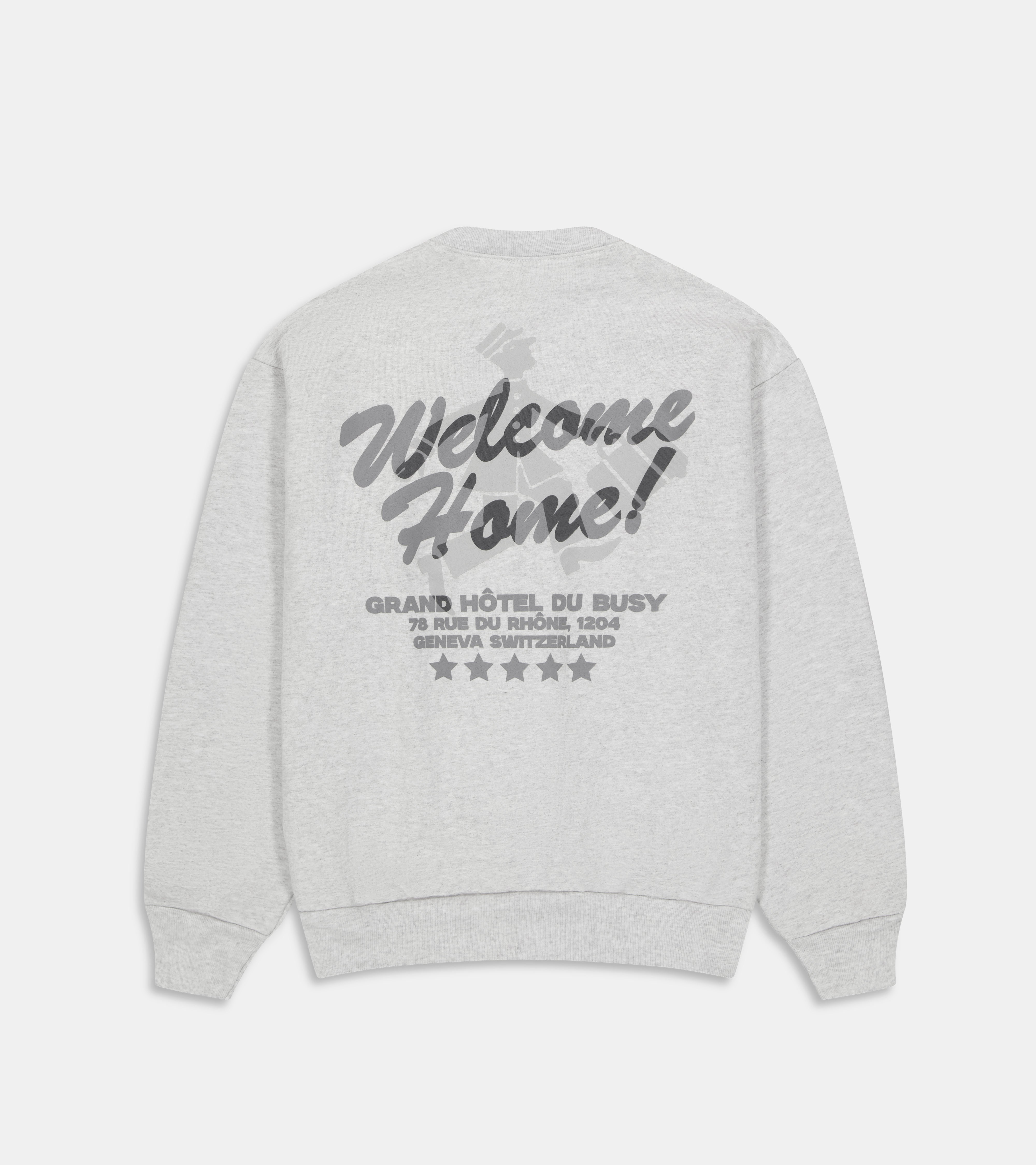 Welcome Home Crewneck - Ash Grey