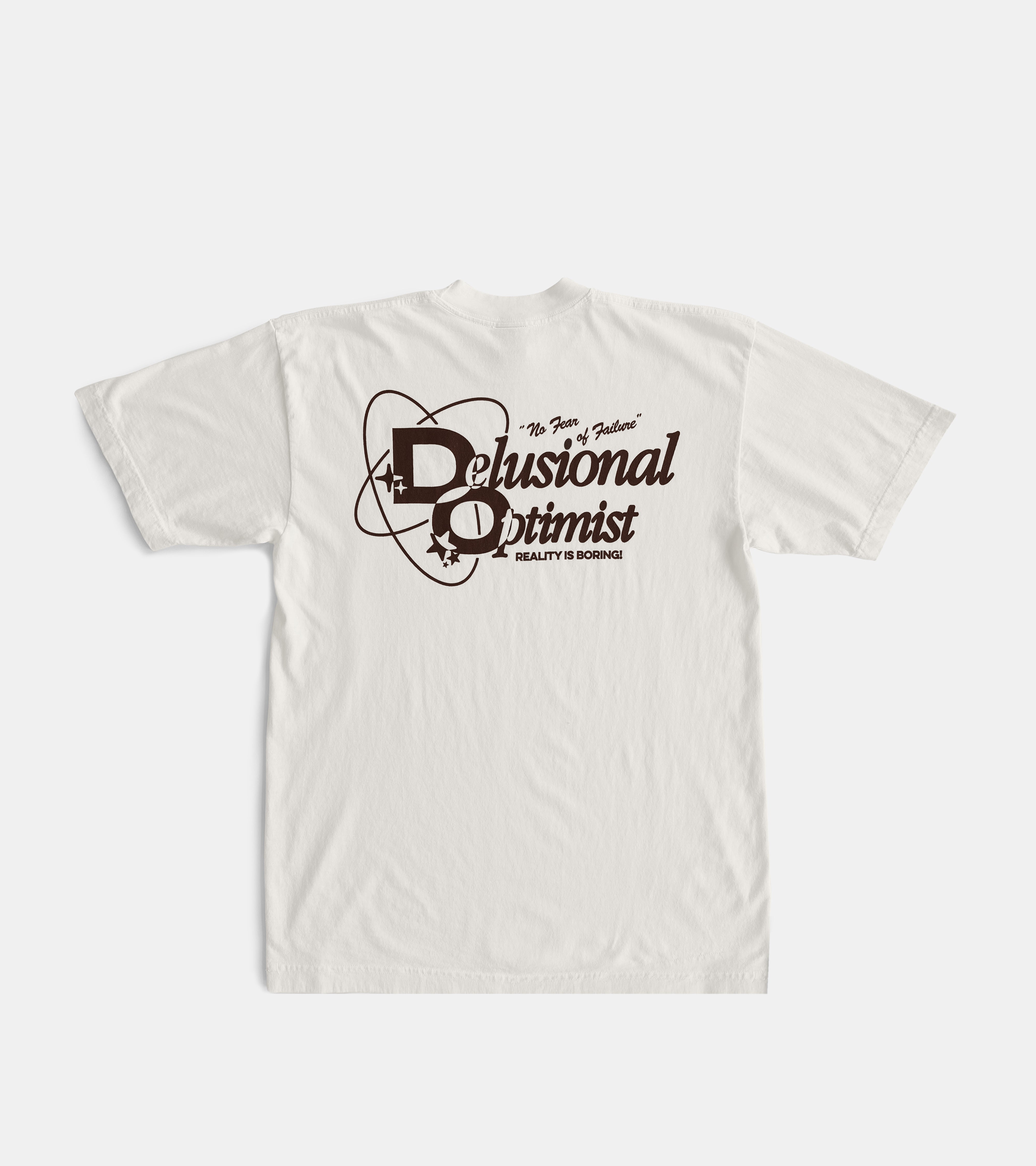 DELUSIONAL OPTIMIST T-SHIRT Premium Heavyweight 6.5oz - MADE IN USA