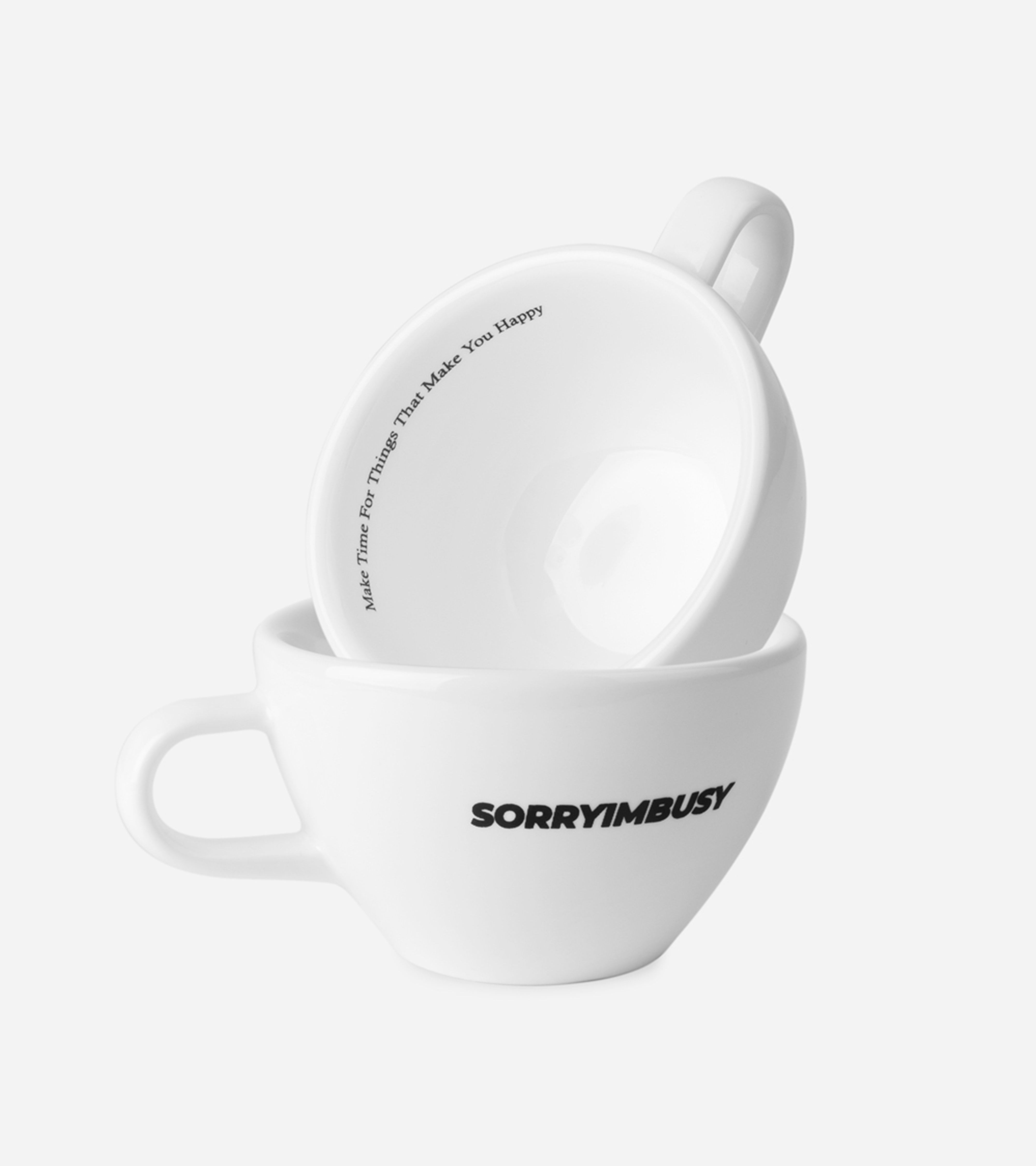 SORRYIMBUSY x ACME ESPRESSO COFFEE CUP AND SAUCER