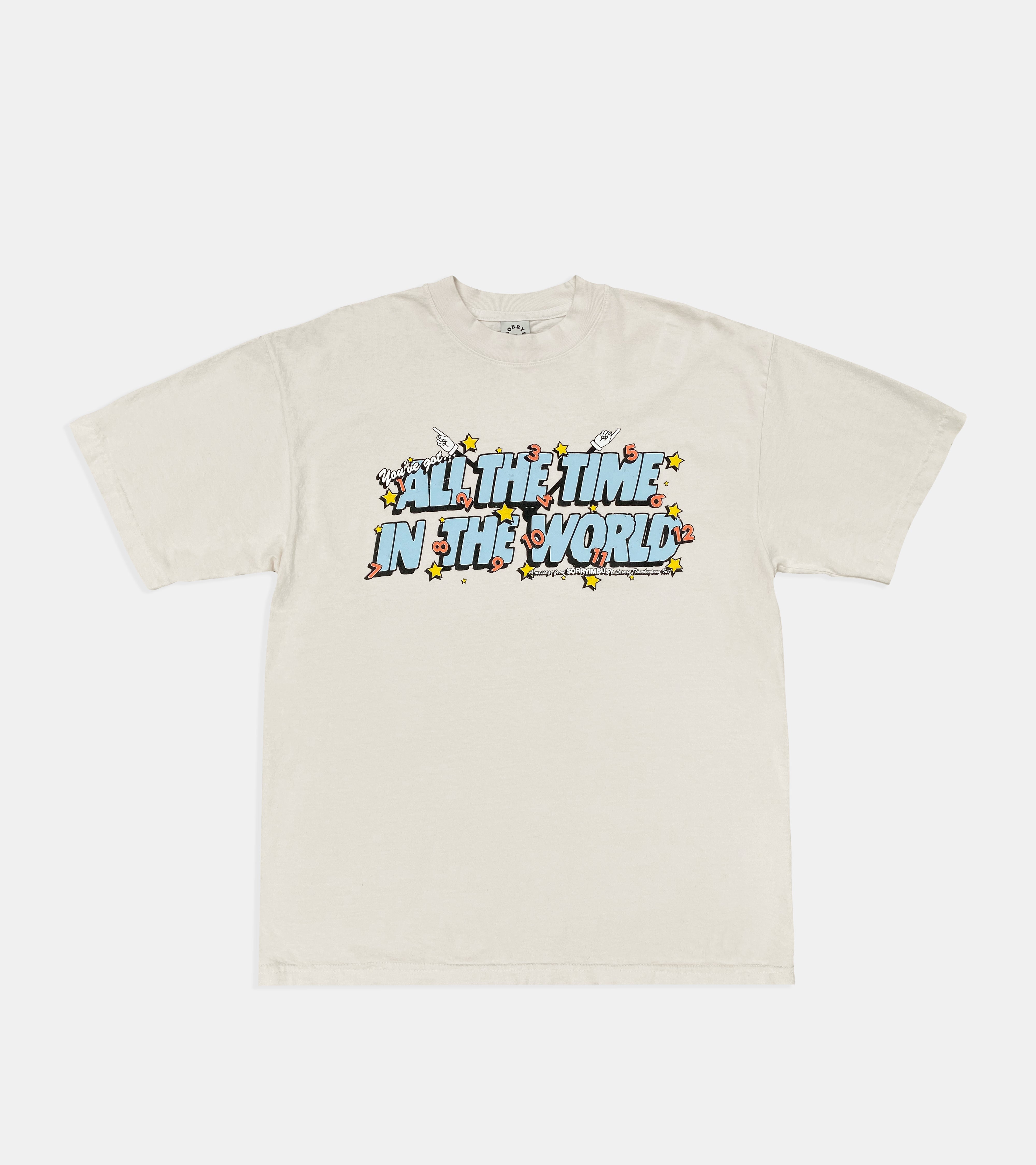 All The Time In The World T-Shirt - Creme