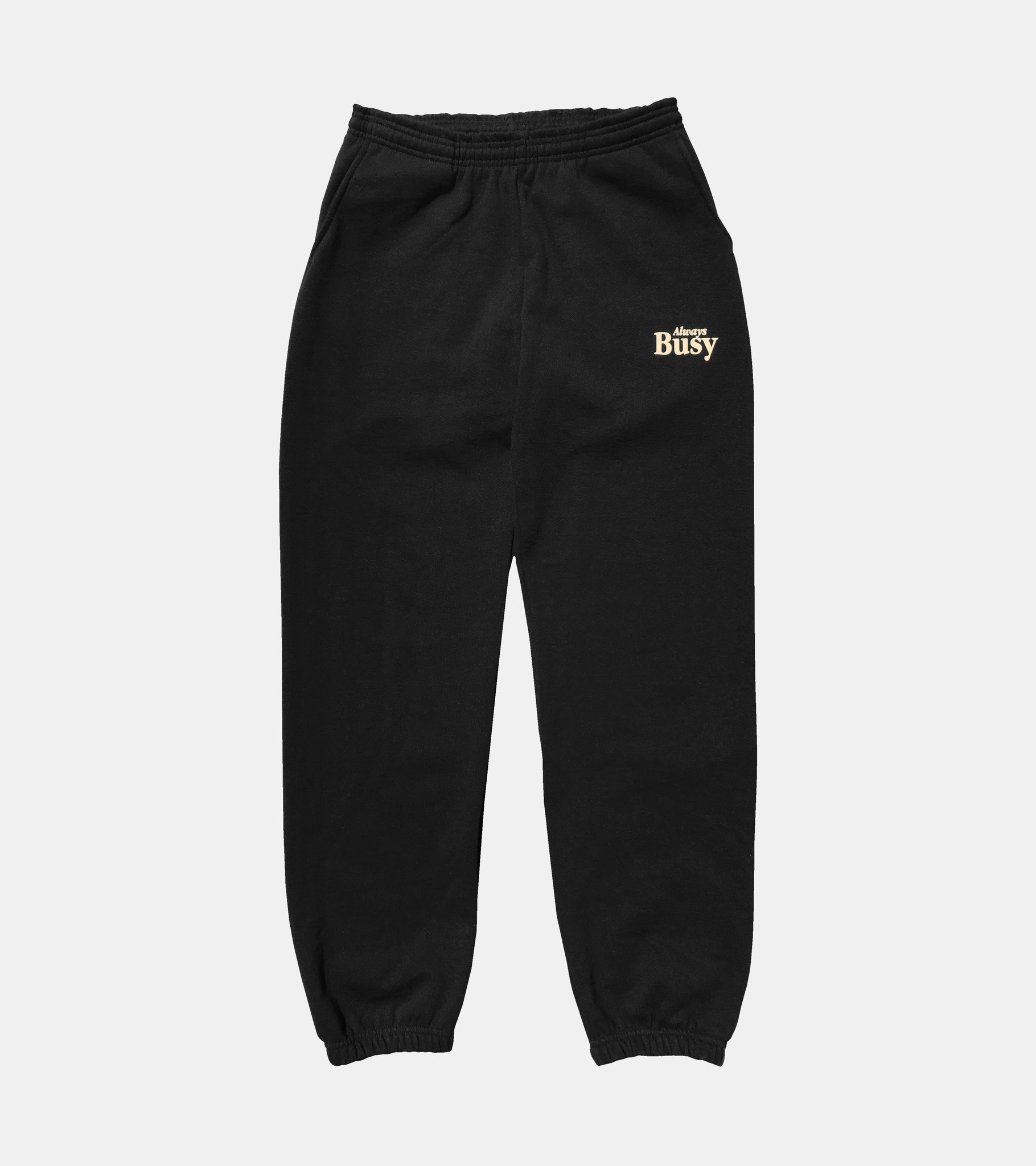 Always Busy 14oz 475GSM Heavyweight Sweatpants - Made in USA SORRYIMBUSY
