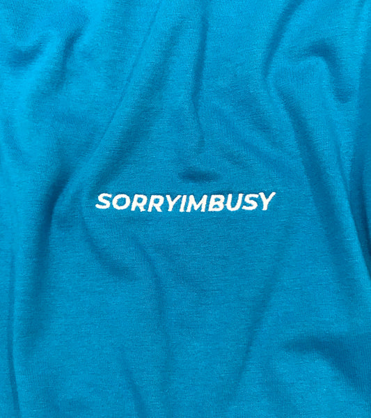 Classic Logo T-Shirt - Aqua - SORRYIMBUSY