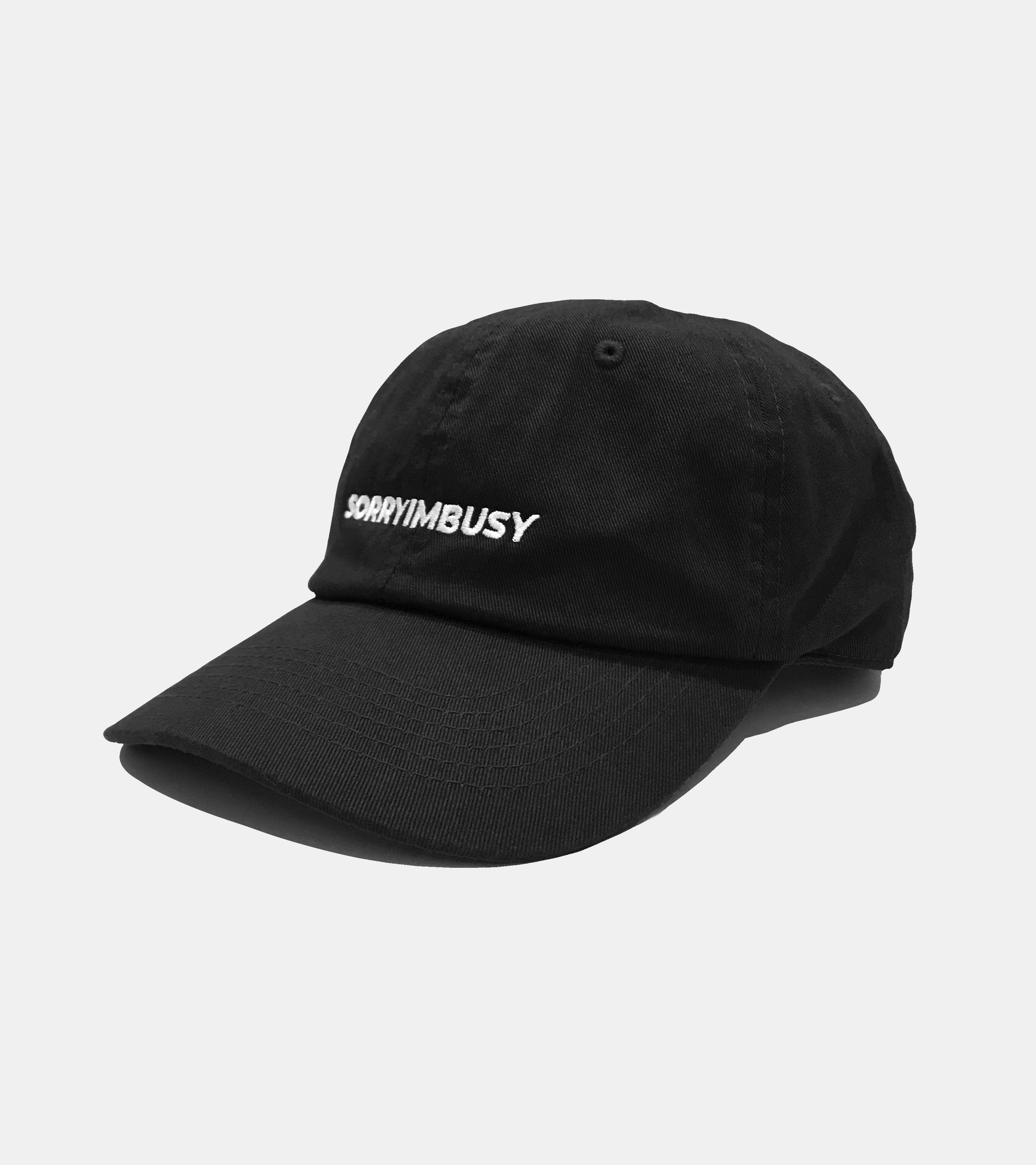 SORRYIMBUSY Classic Logo Cap Black