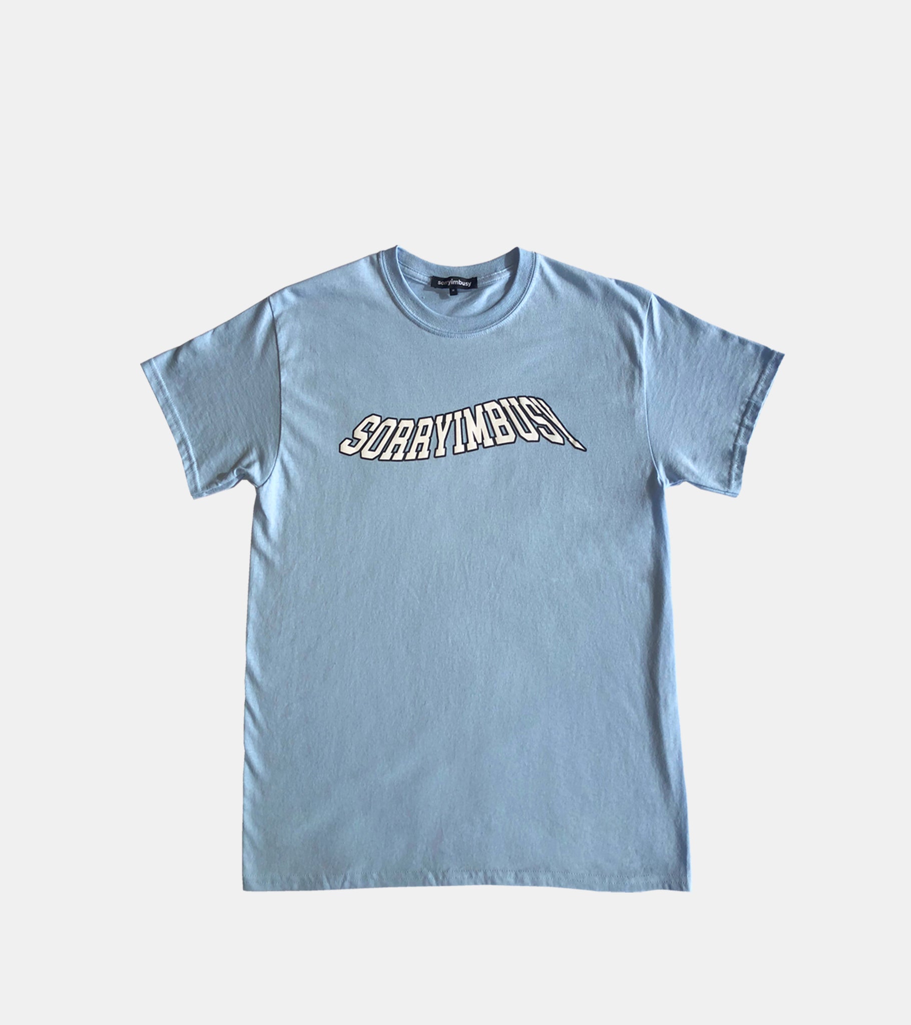 'WAVE' T-Shirt - Baby Blue - SORRYIMBUSY