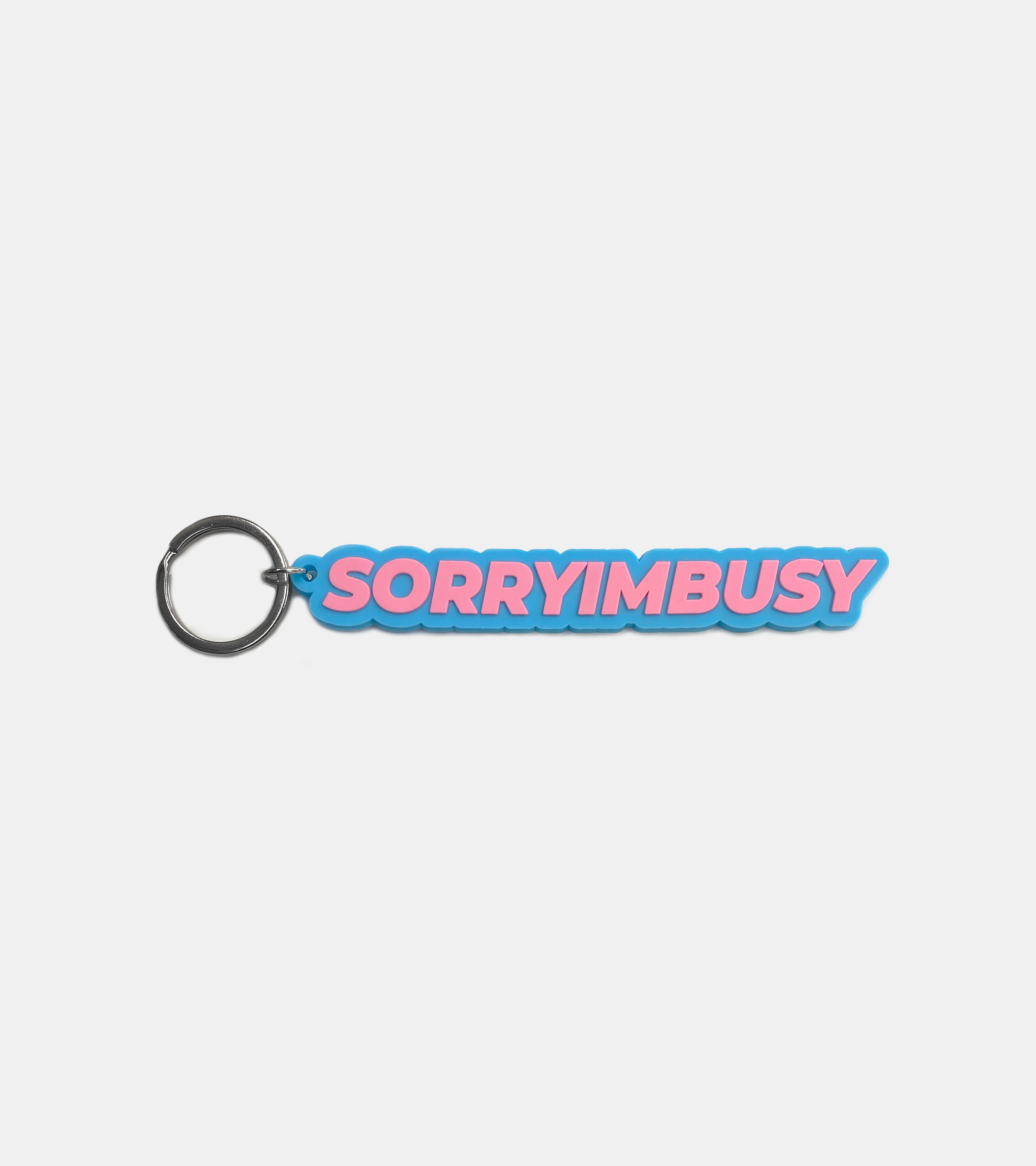 Logo Rubber Keychain